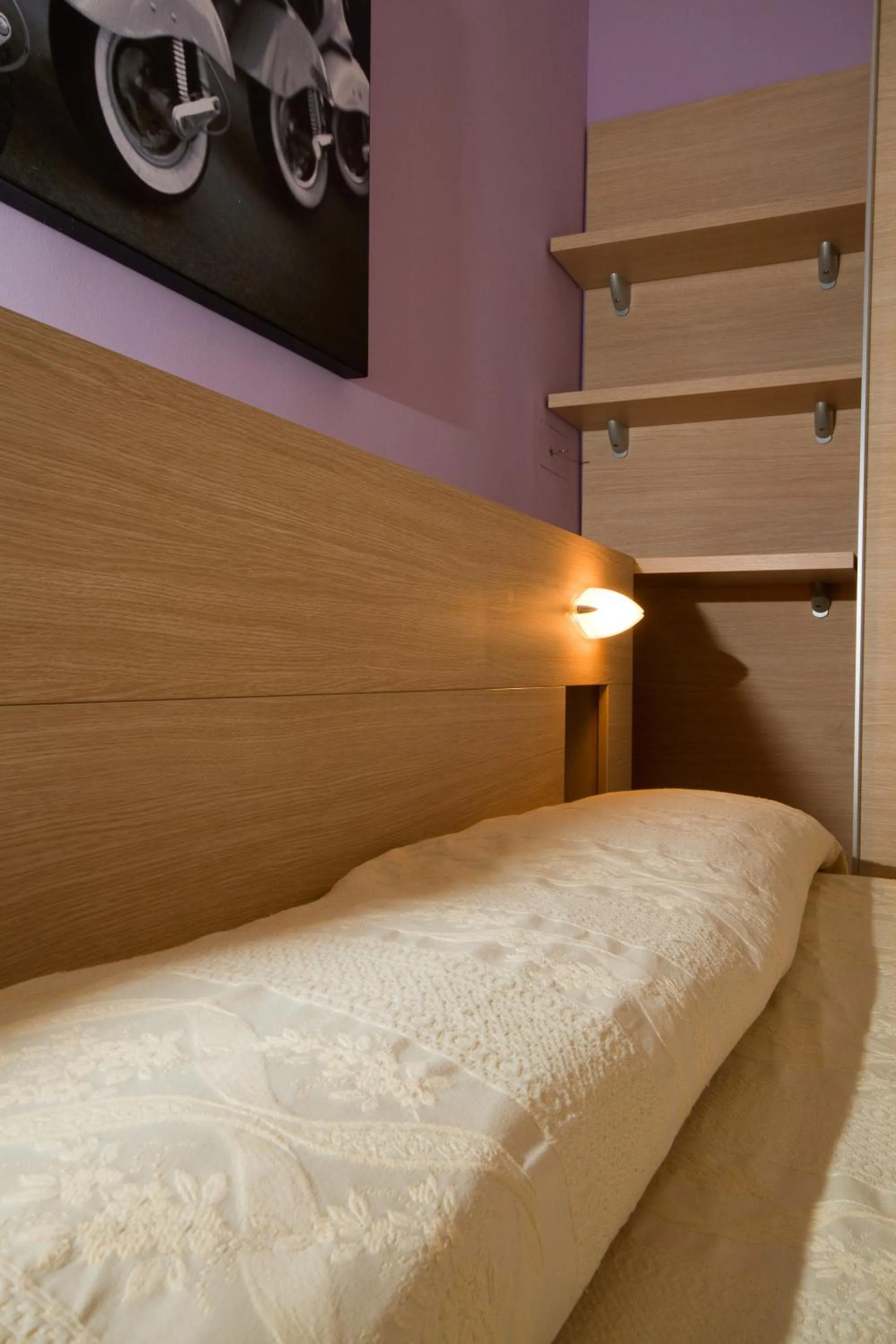 Decorative detail, Bed in Hotel Mary Fleur