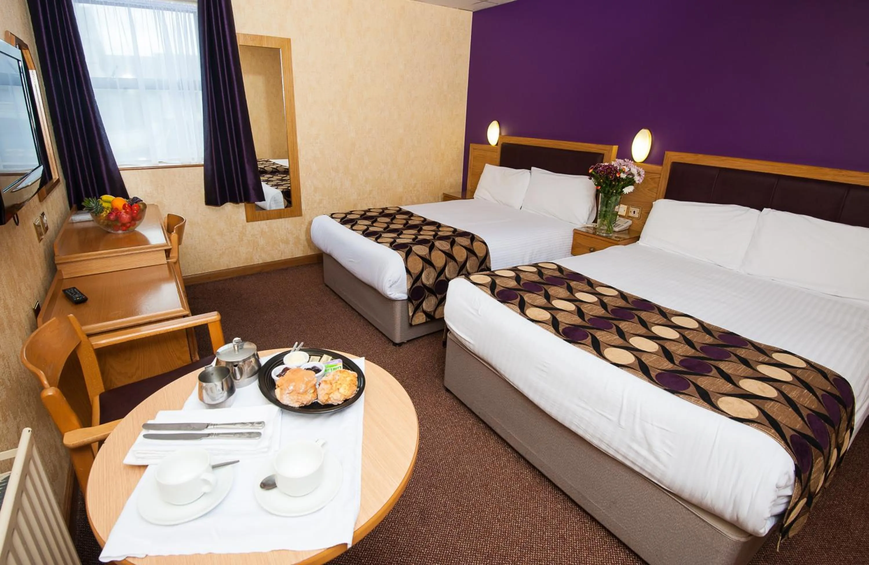 Bed in Allingham Arms Hotel