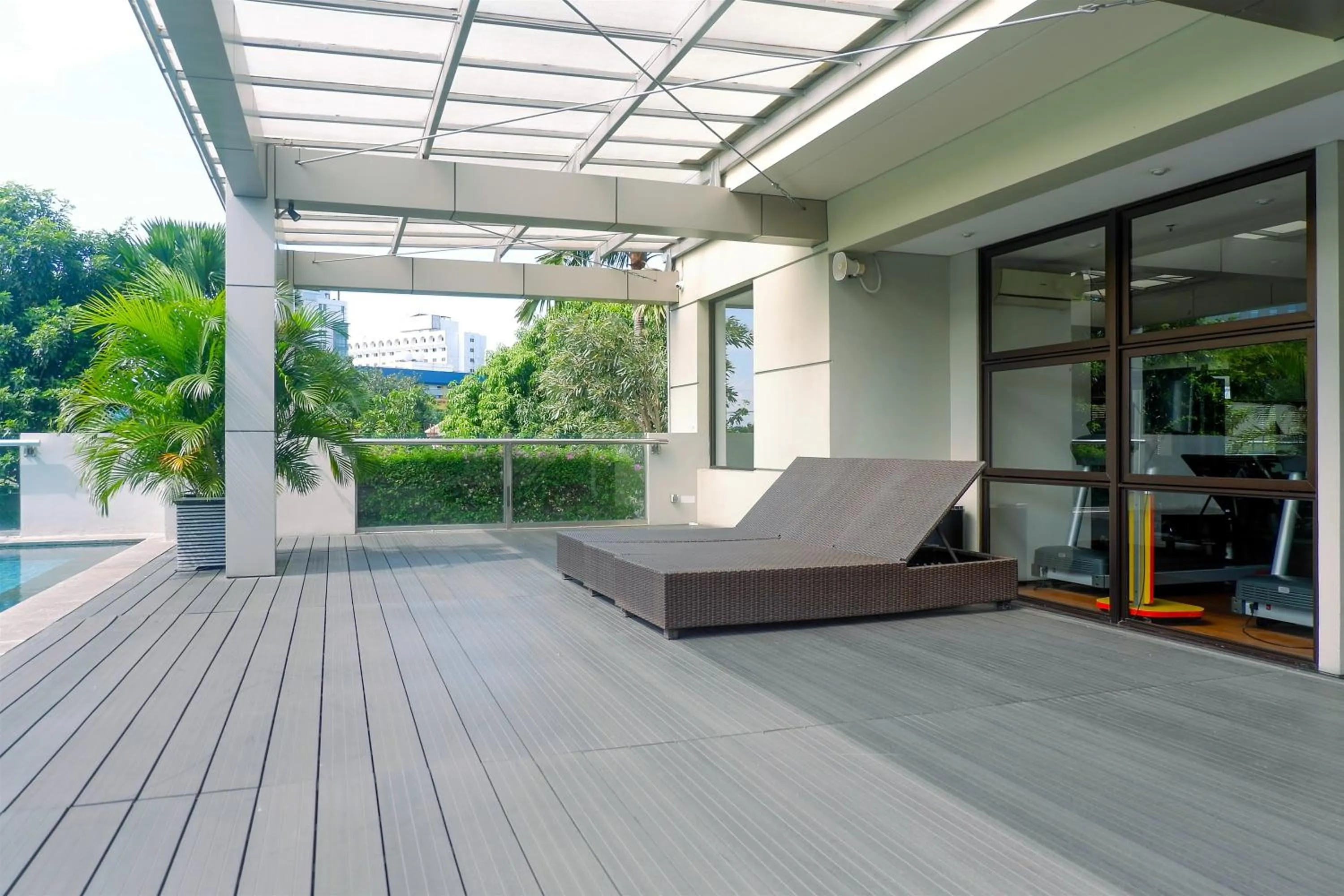 Property building in Apartment 3BR with River View in City Center at Sumatra36 Surabaya By Travelio