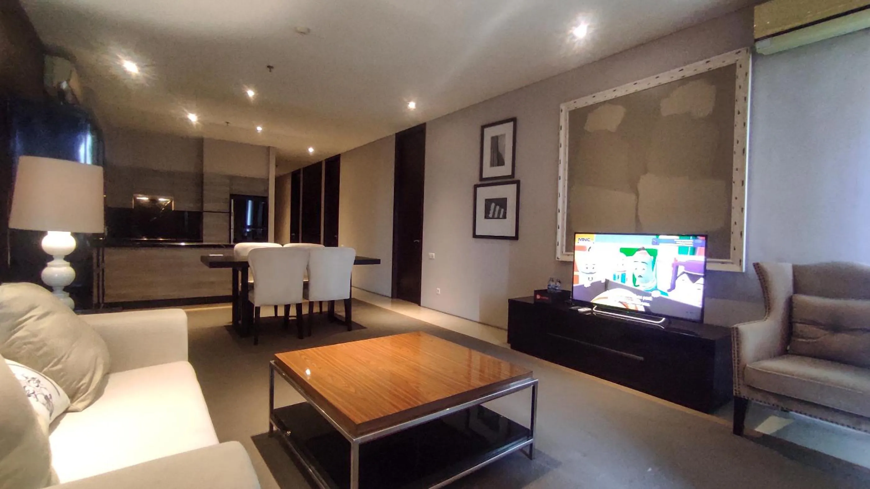 Apartment 3BR with River View in City Center at Sumatra36 Surabaya By Travelio