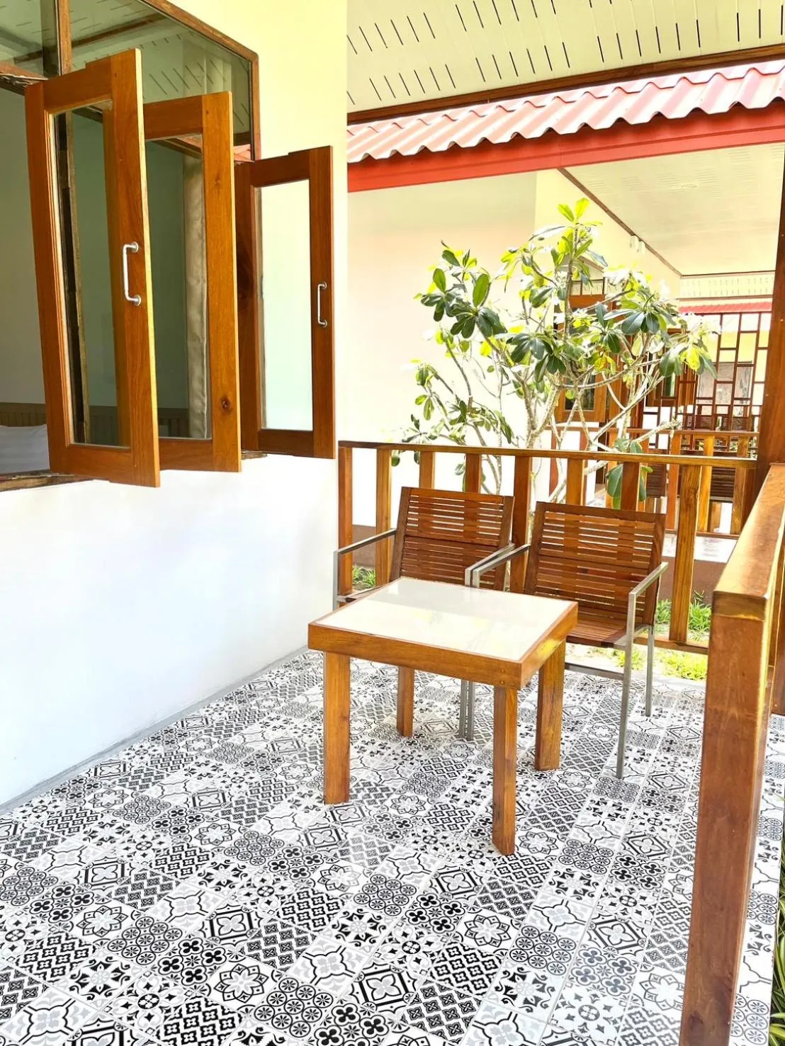 Seating area in Sea Beach at Lipe