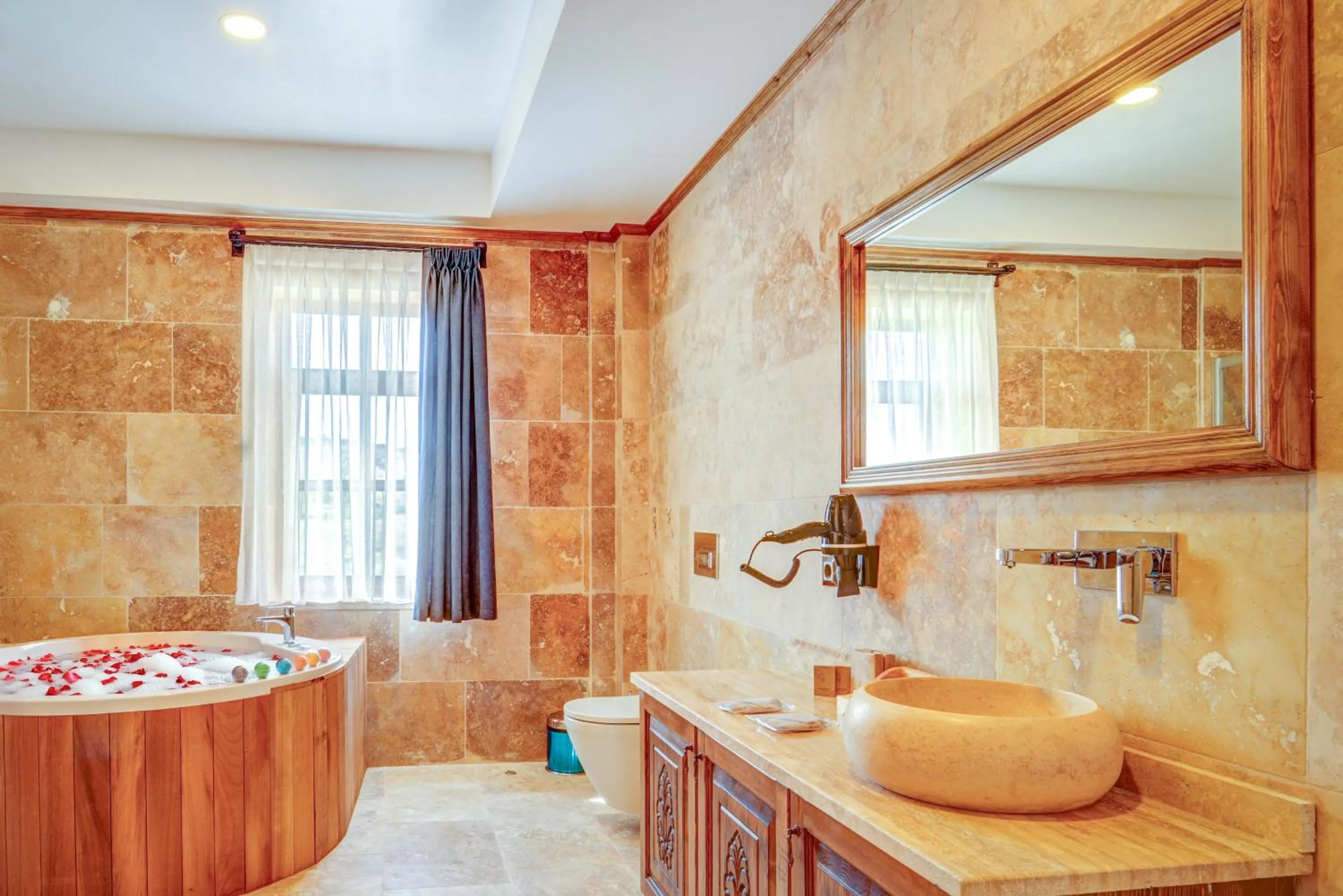 Hot Tub in Unique Cappadocia Palace