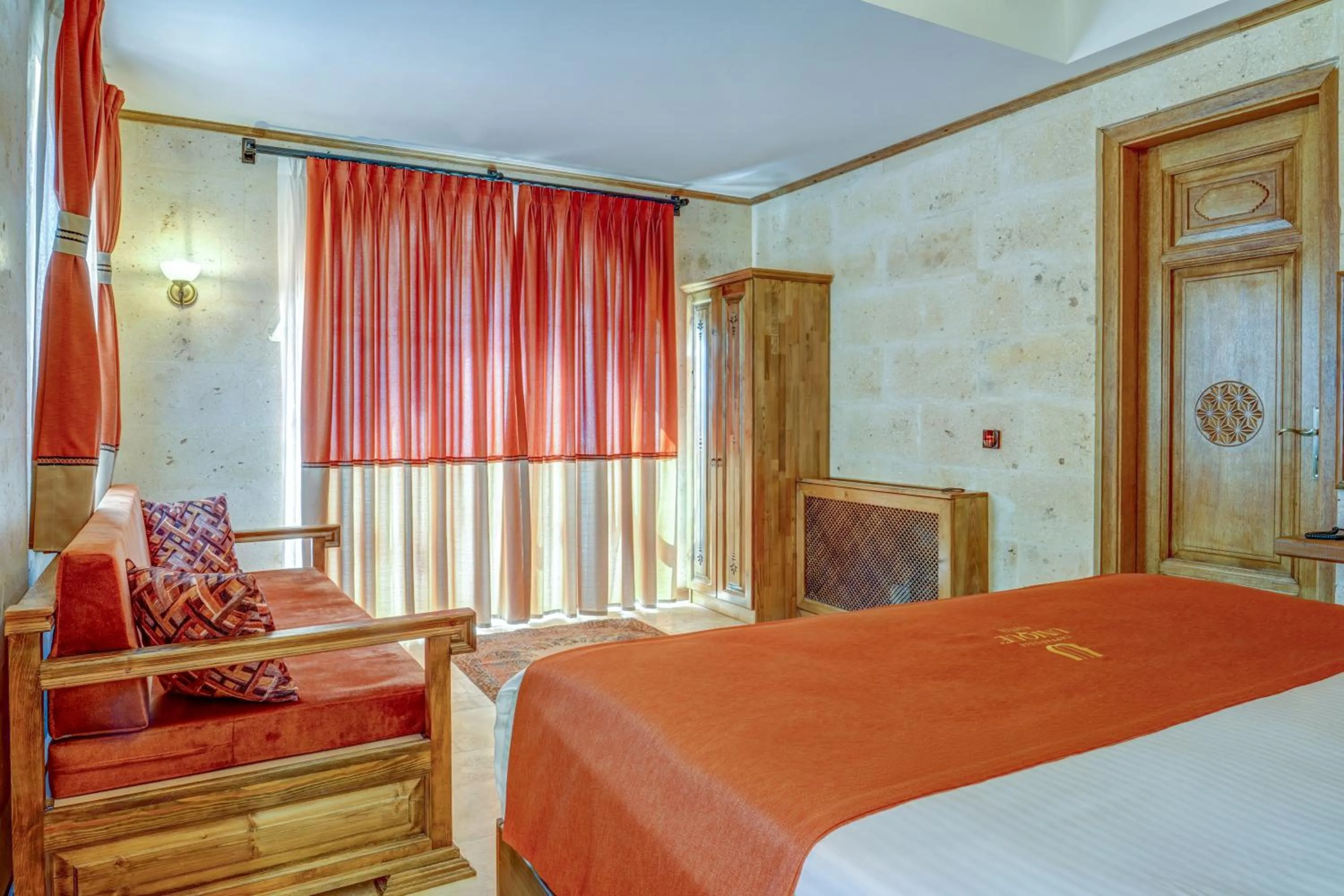 Photo of the whole room, Bed in Unique Cappadocia Palace