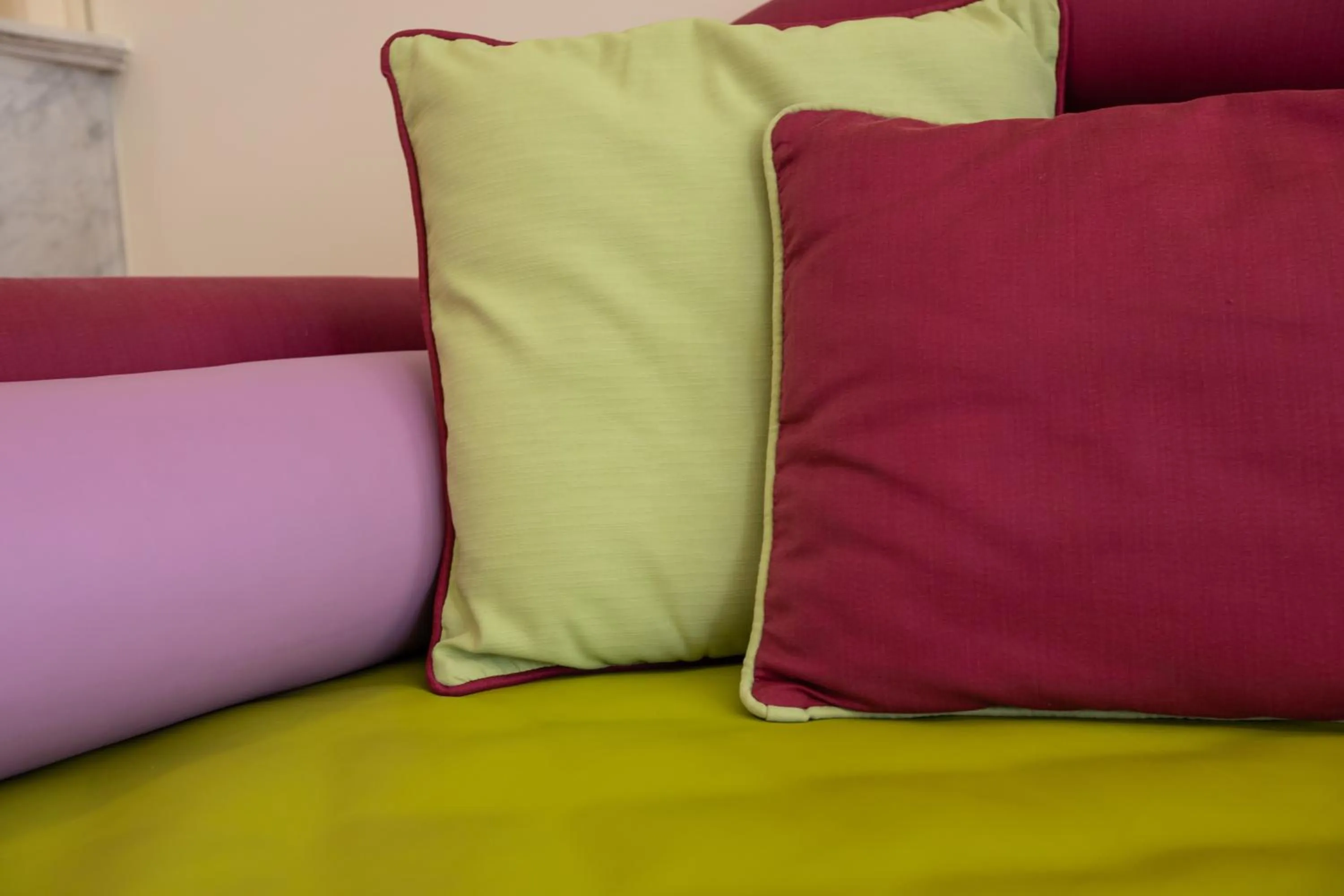 Seating area, Bed in Palazzo Marziale