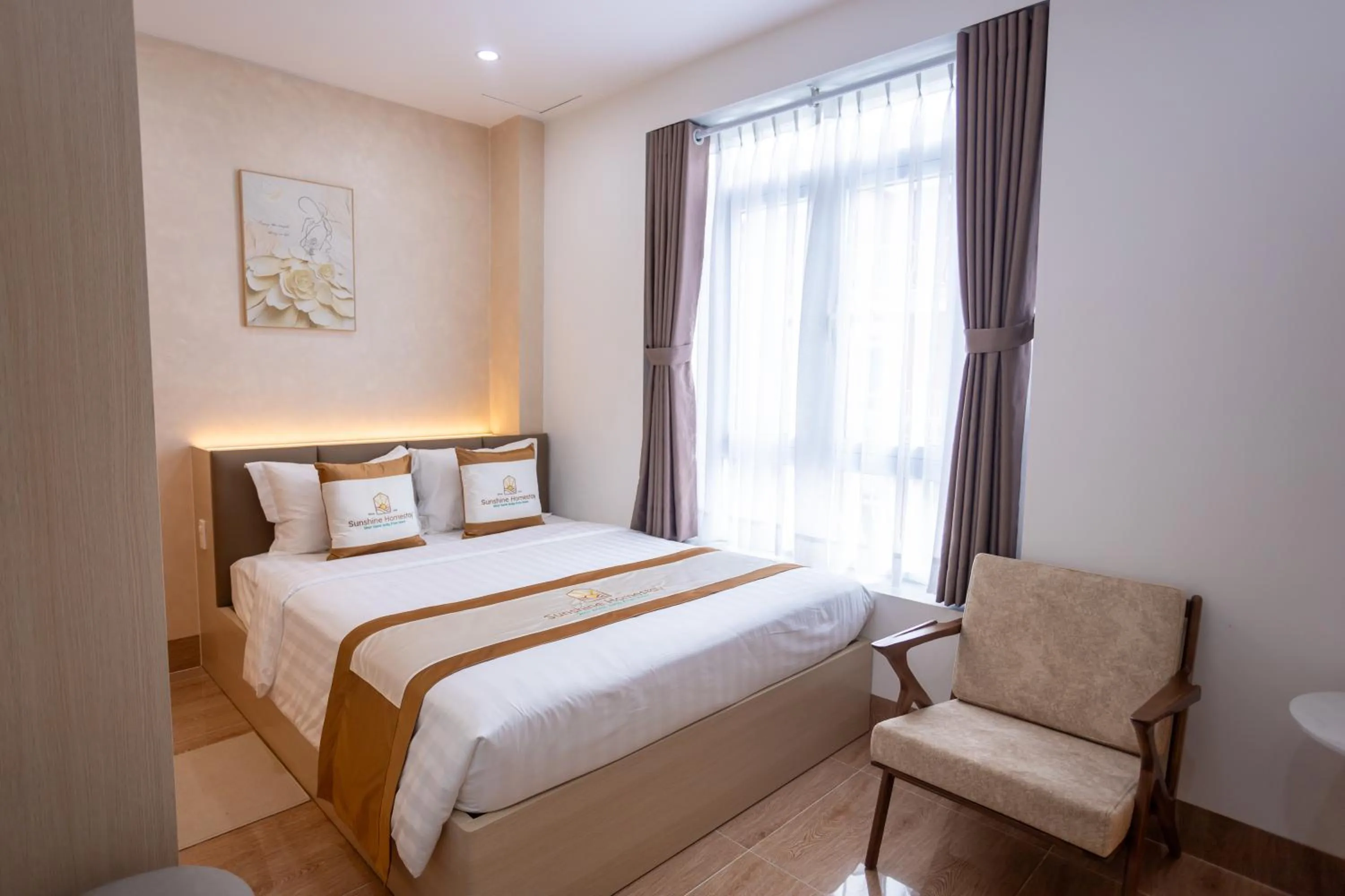 Bed in Sunshine Homestay Bạc Liêu