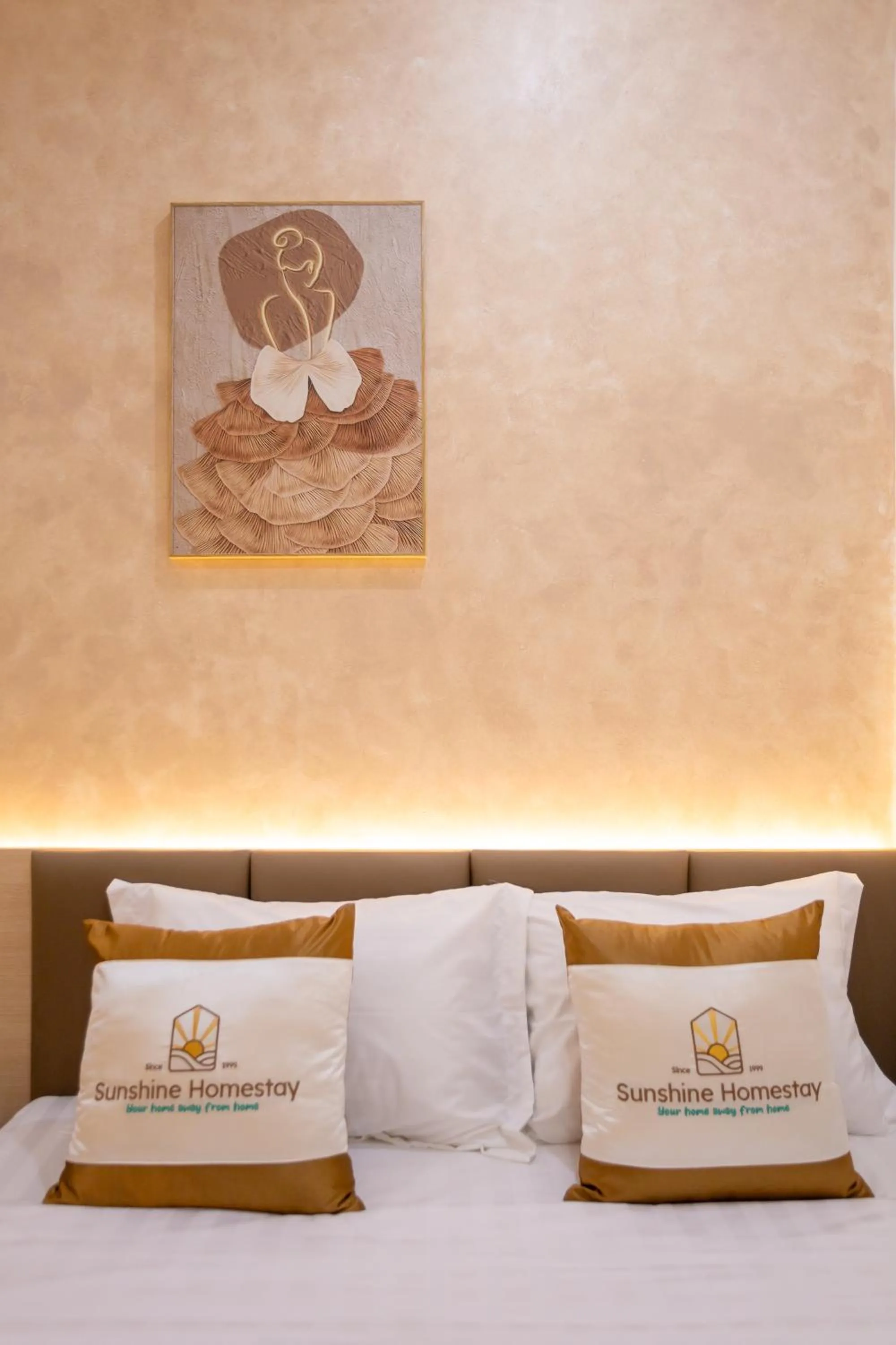 Bed in Sunshine Homestay Bạc Liêu