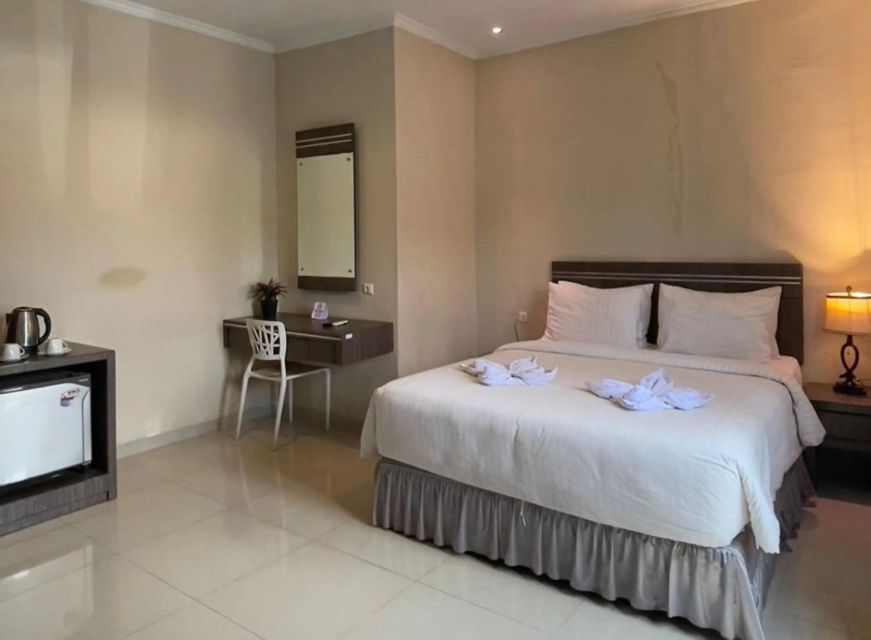 Bed in A'rabia Style Hotel Sriwijaya