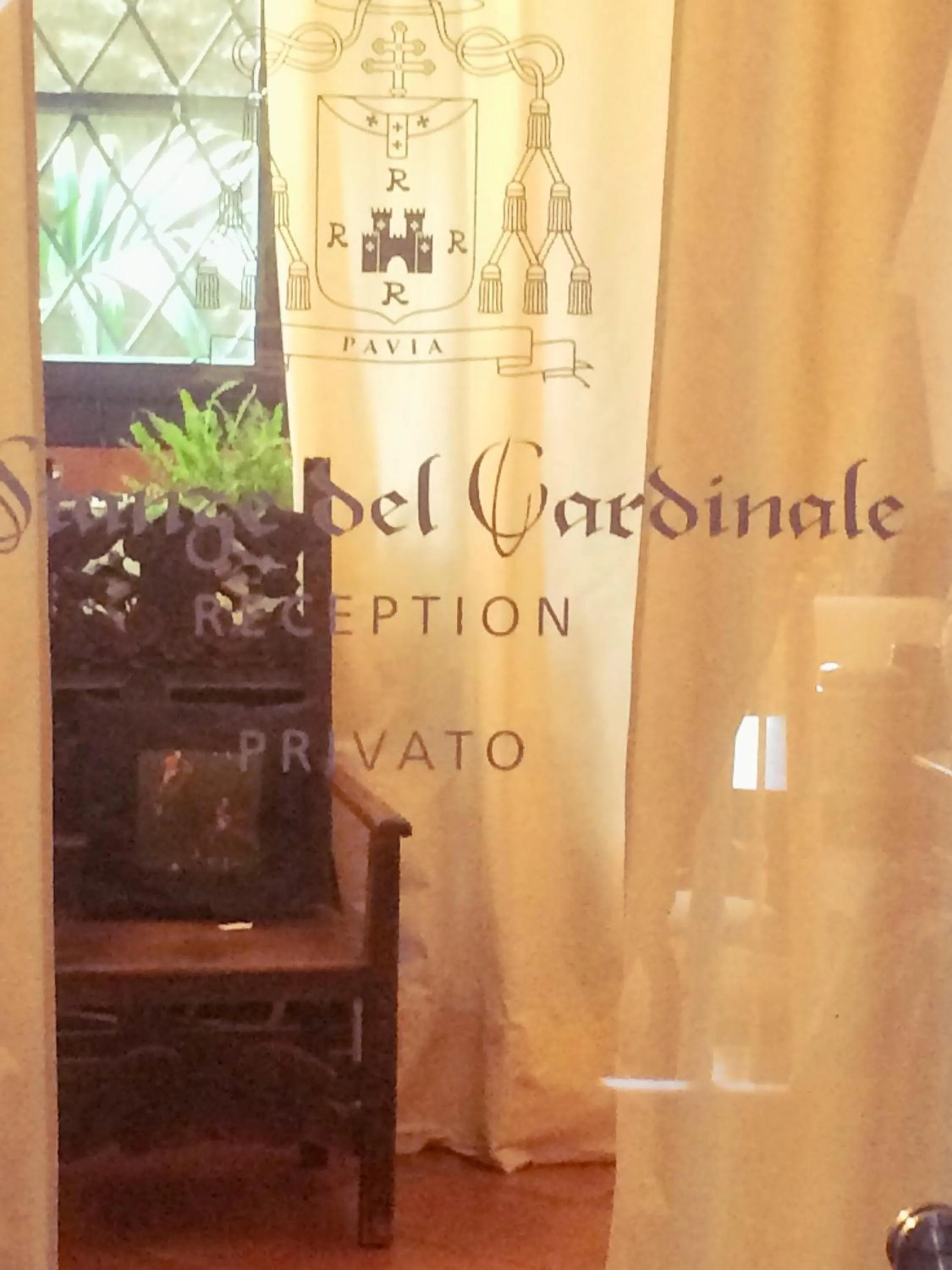 Facade/entrance in Le Stanze del Cardinale