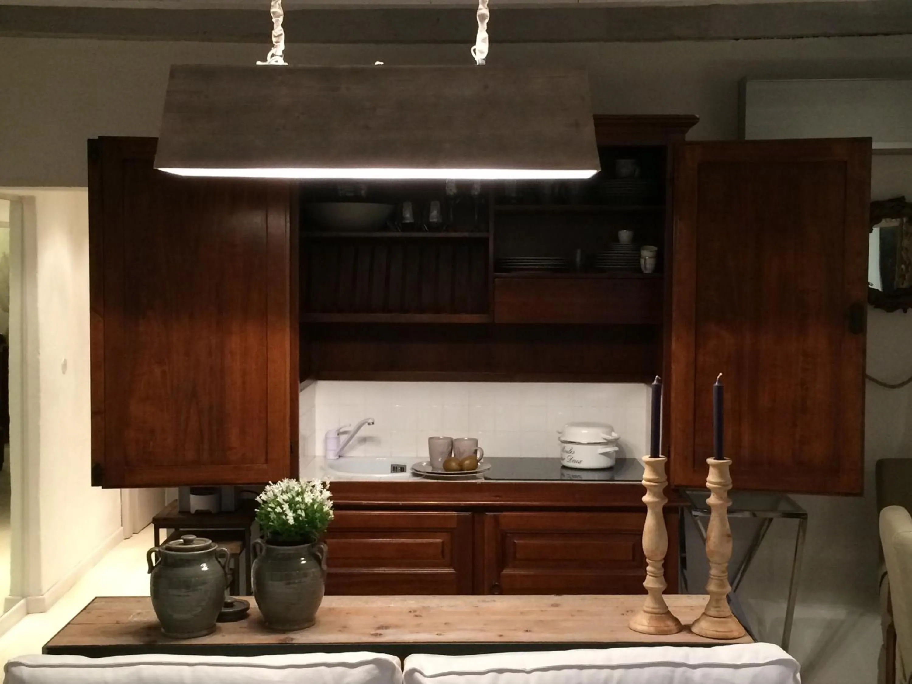 Kitchen or kitchenette in Le Stanze del Cardinale