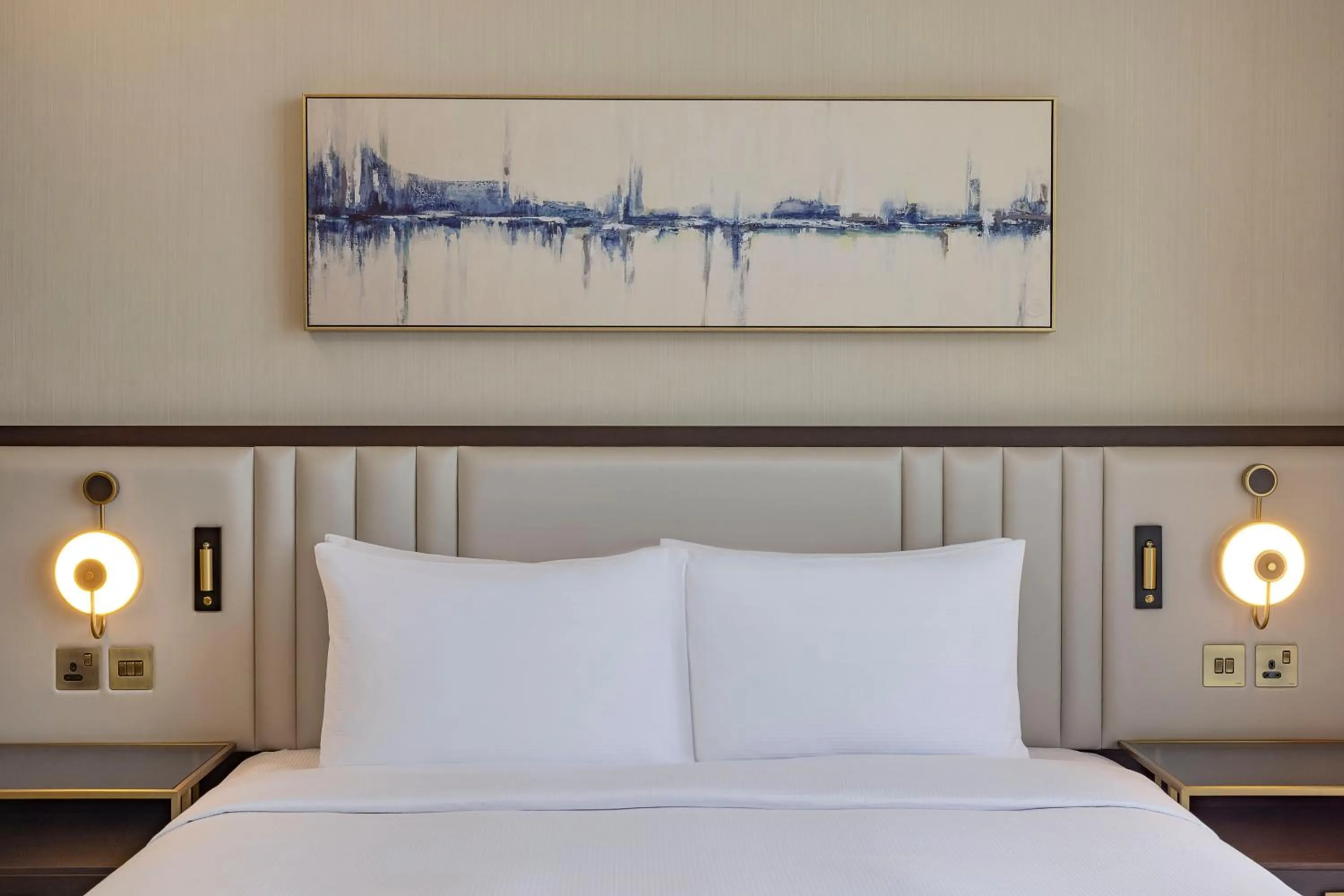 Bed in Hilton Bahrain City Centre Hotel & Residences