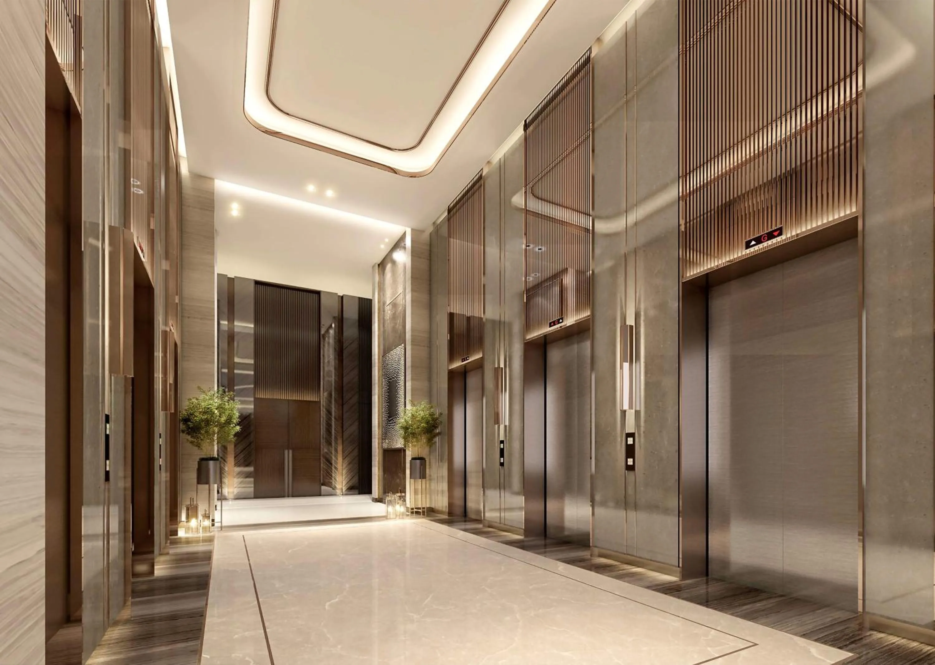 Lobby or reception in Hilton Bahrain City Centre Hotel & Residences