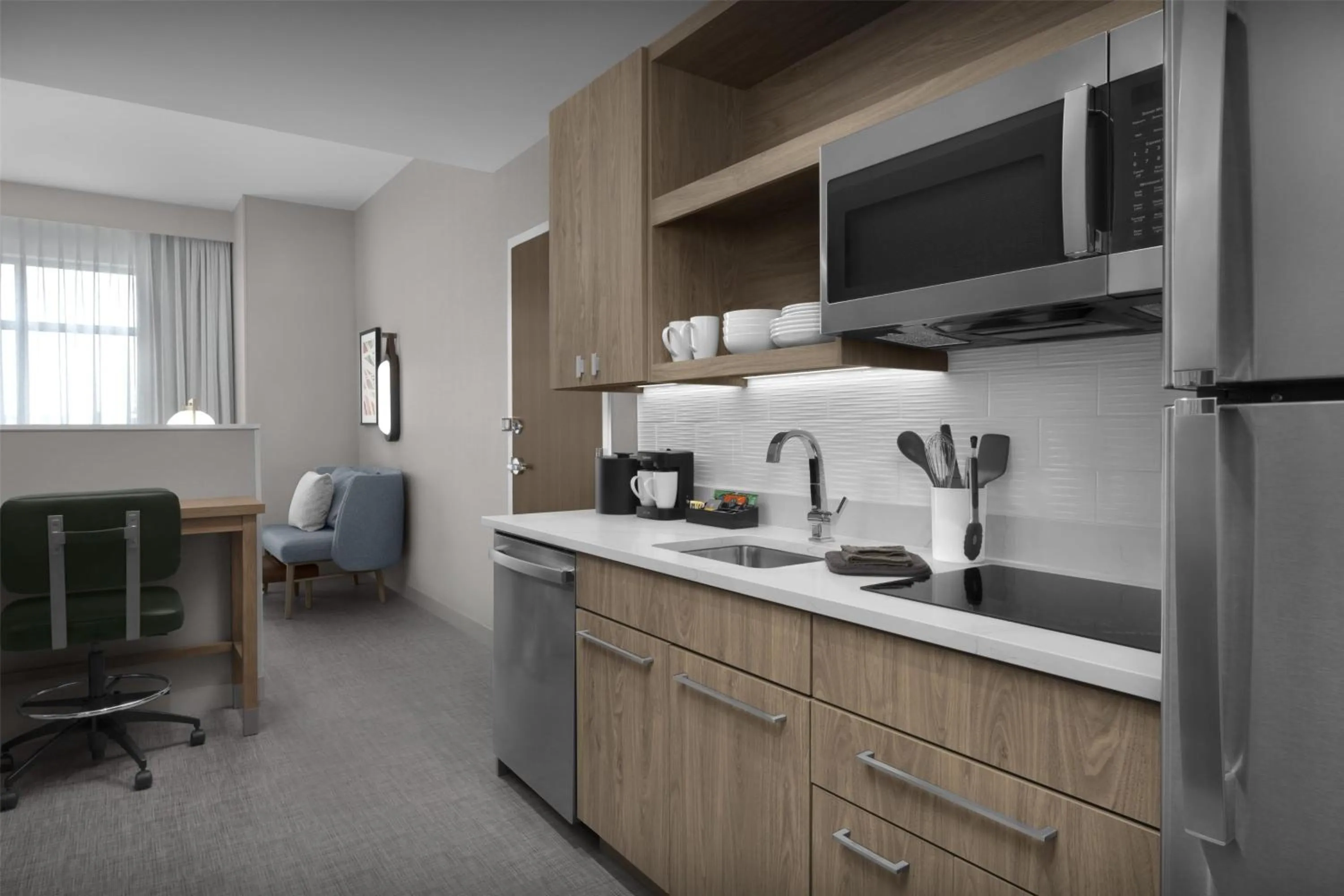Kitchen or kitchenette in Homewood Suites By Hilton Columbia Downtown
