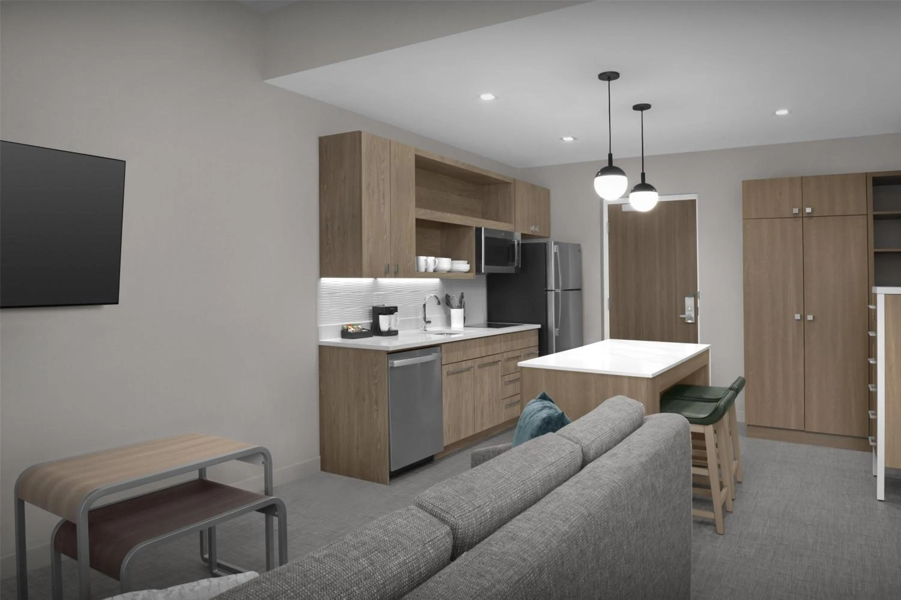 Living room in Homewood Suites By Hilton Columbia Downtown