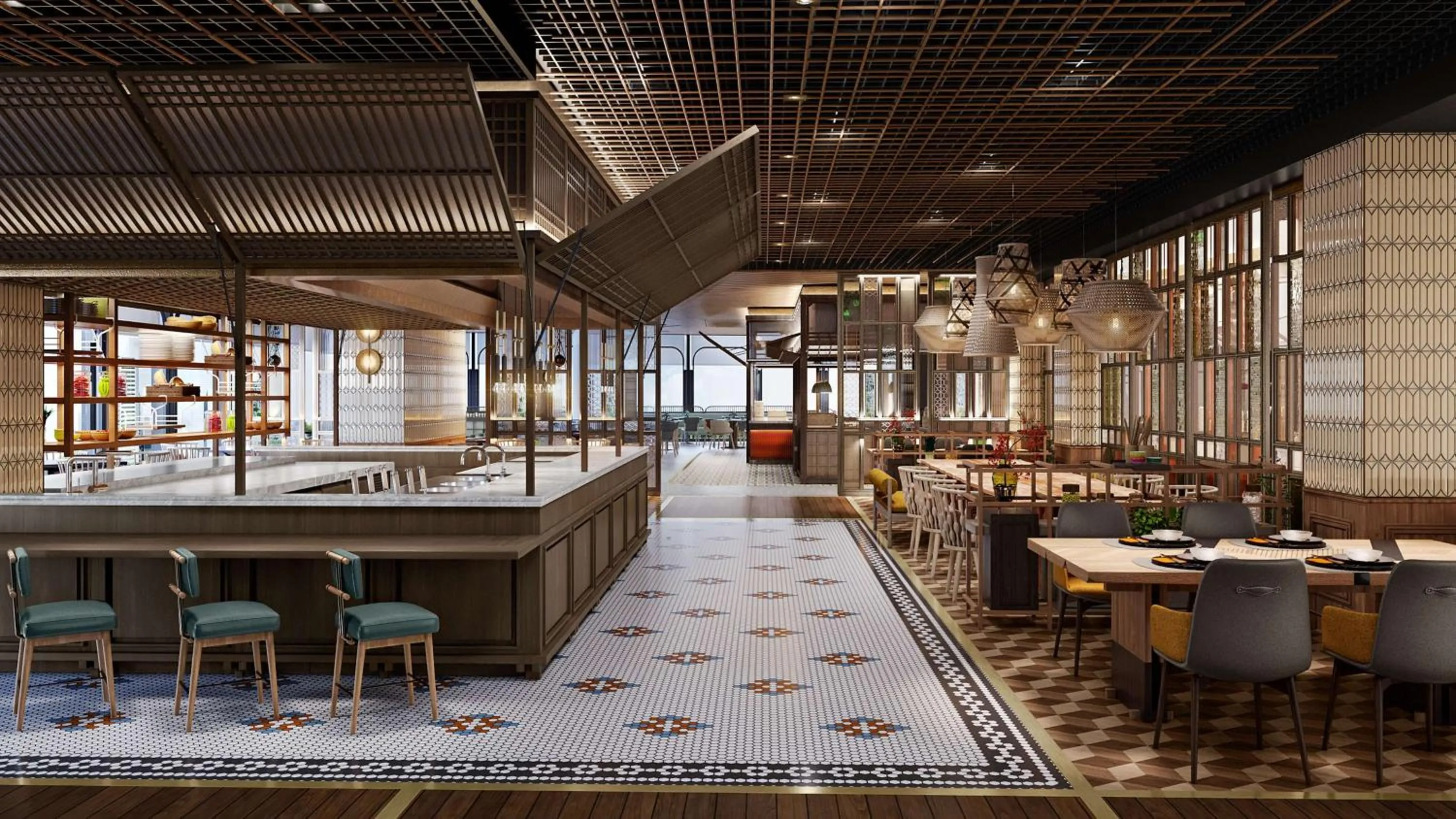 Lounge or bar in Hilton Shanghai Zhangjiang Science City