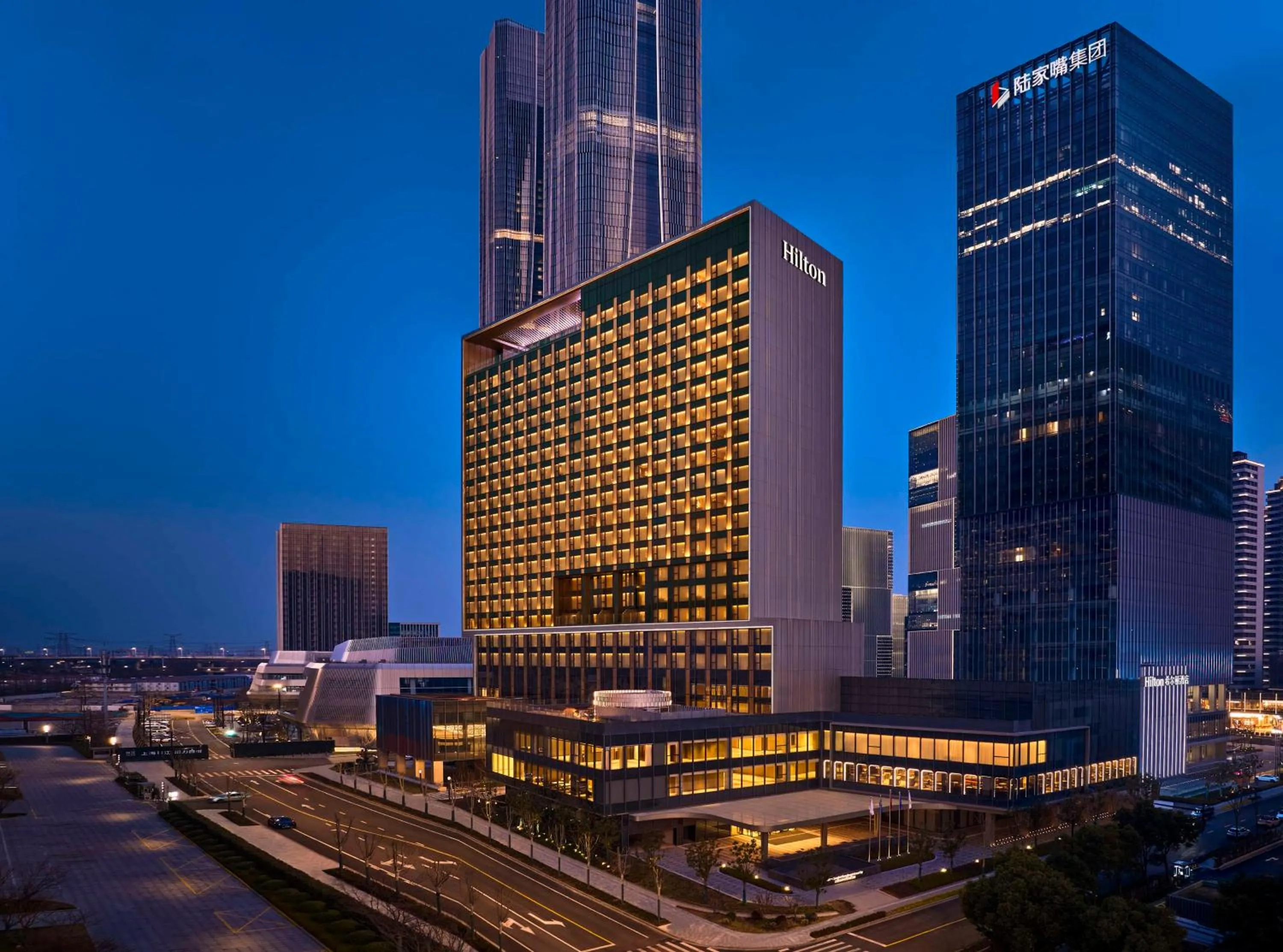 Property building in Hilton Shanghai Zhangjiang Science City