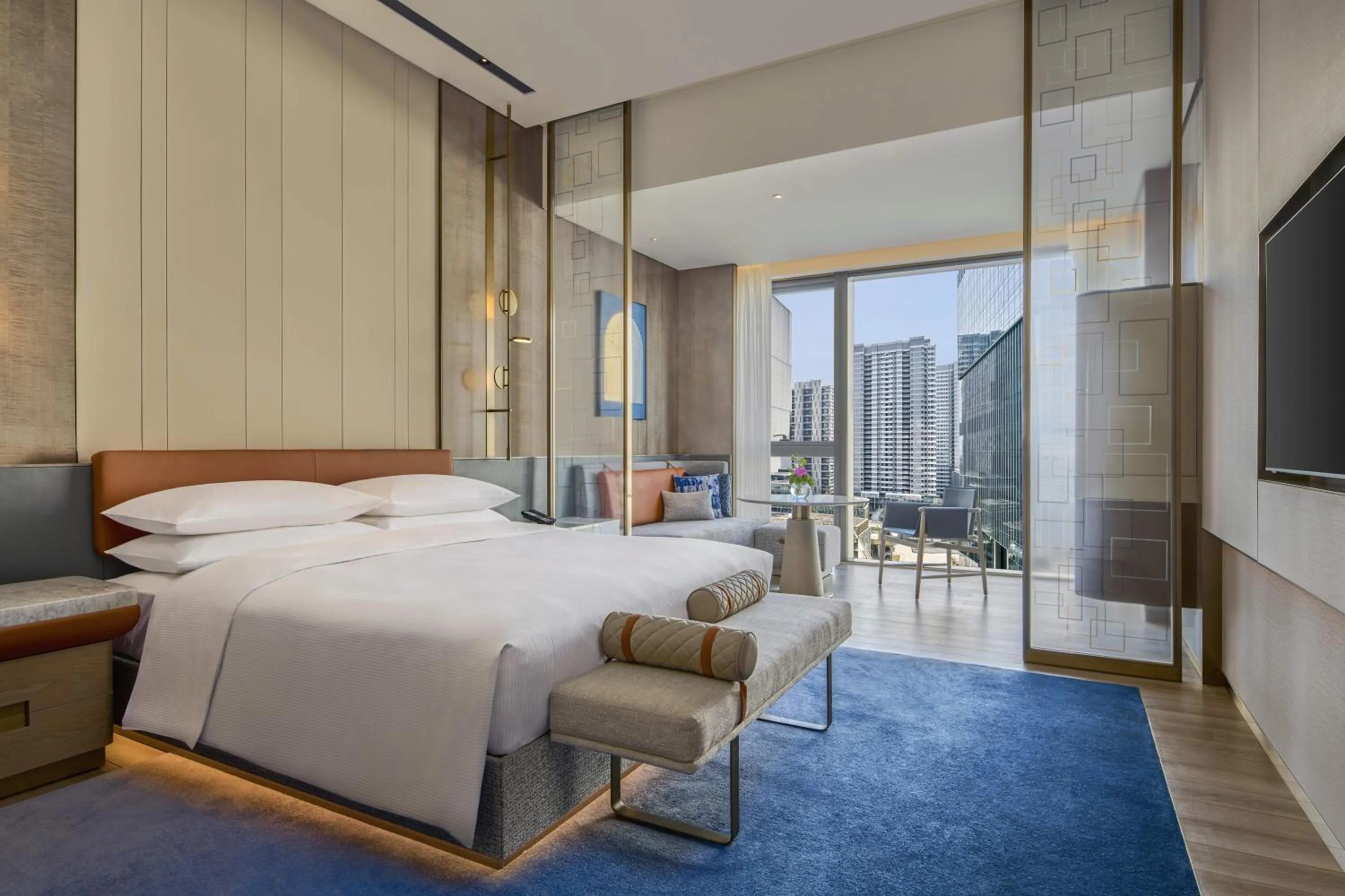 On site, Bed in Hilton Shanghai Zhangjiang Science City