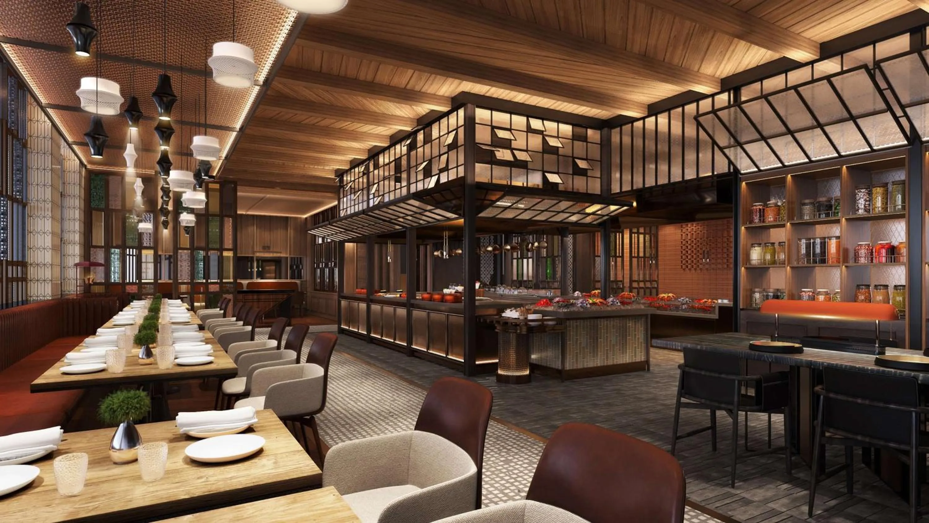 Restaurant/places to eat in Hilton Shanghai Zhangjiang Science City