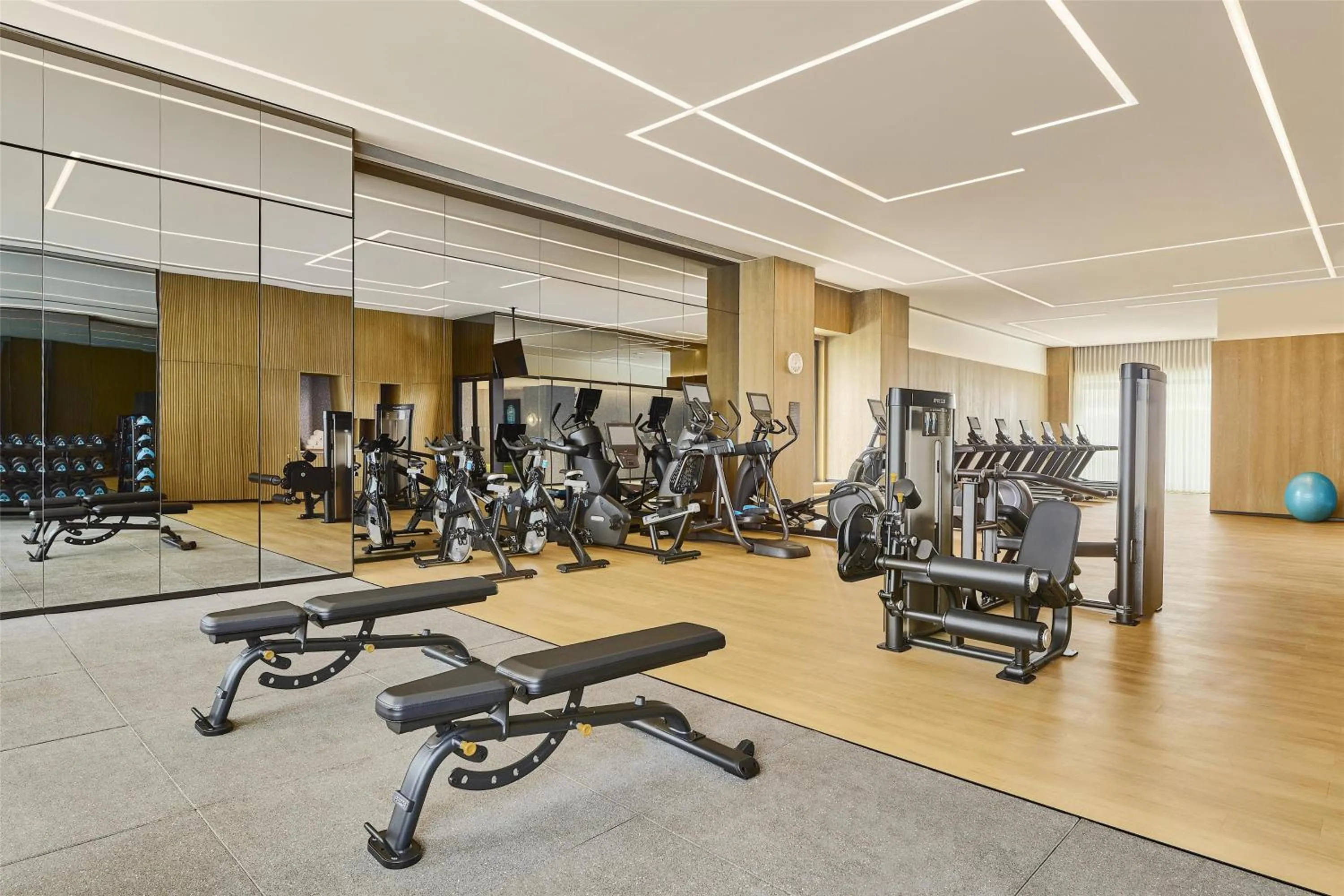 Fitness centre/facilities in Hilton Shanghai Zhangjiang Science City