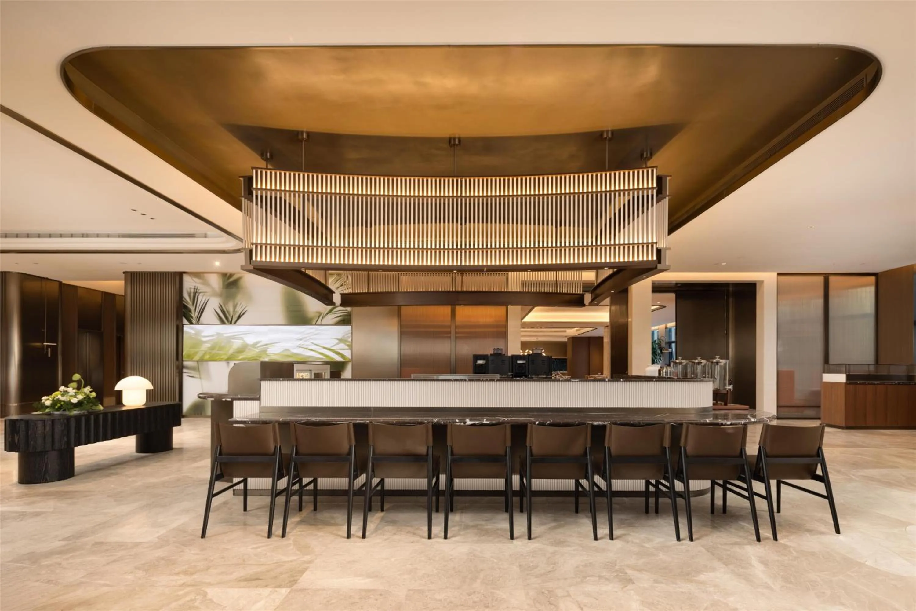 Lobby or reception in Hilton Garden Inn Olympic Sports Center Jinan