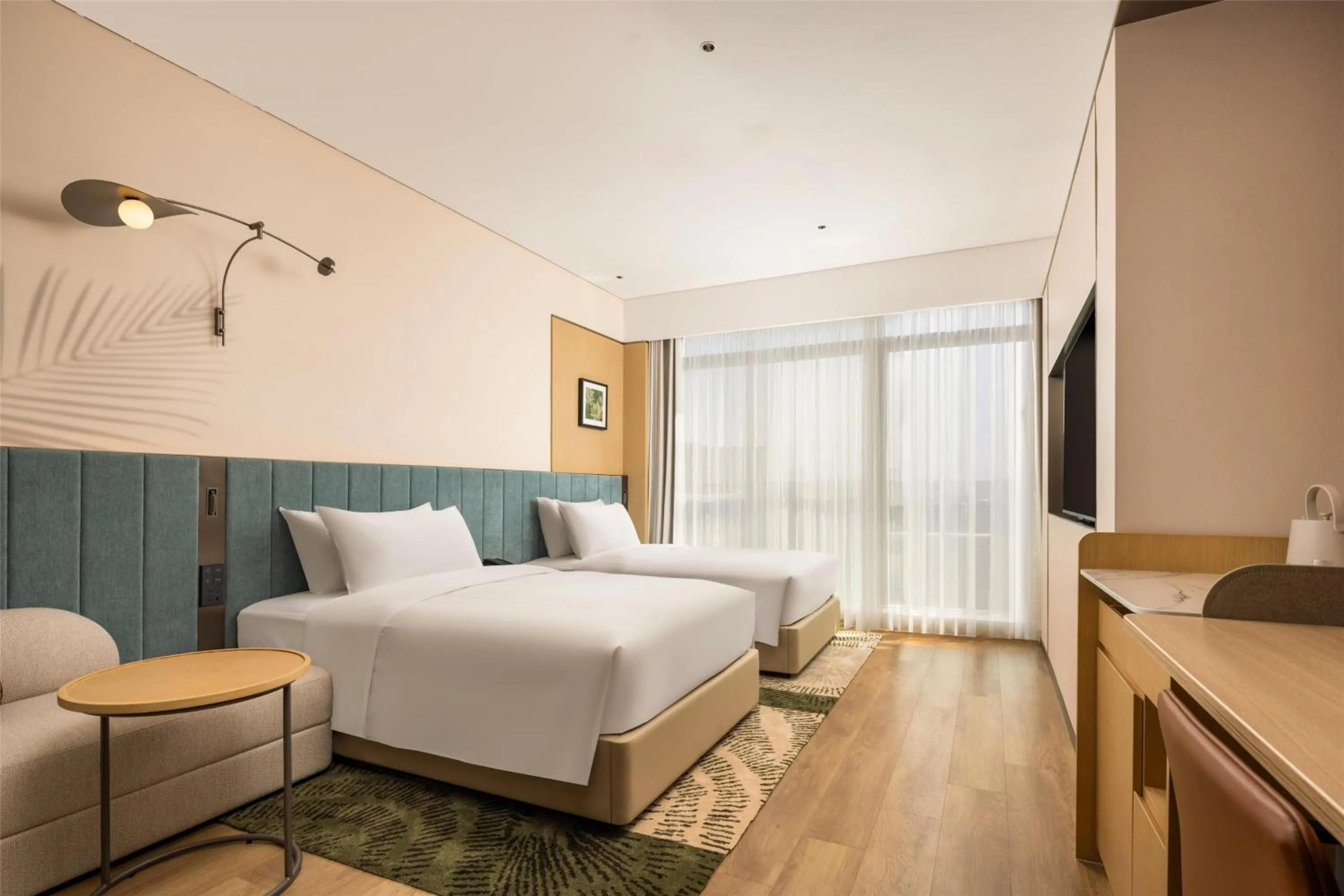 Bed in Hilton Garden Inn Olympic Sports Center Jinan