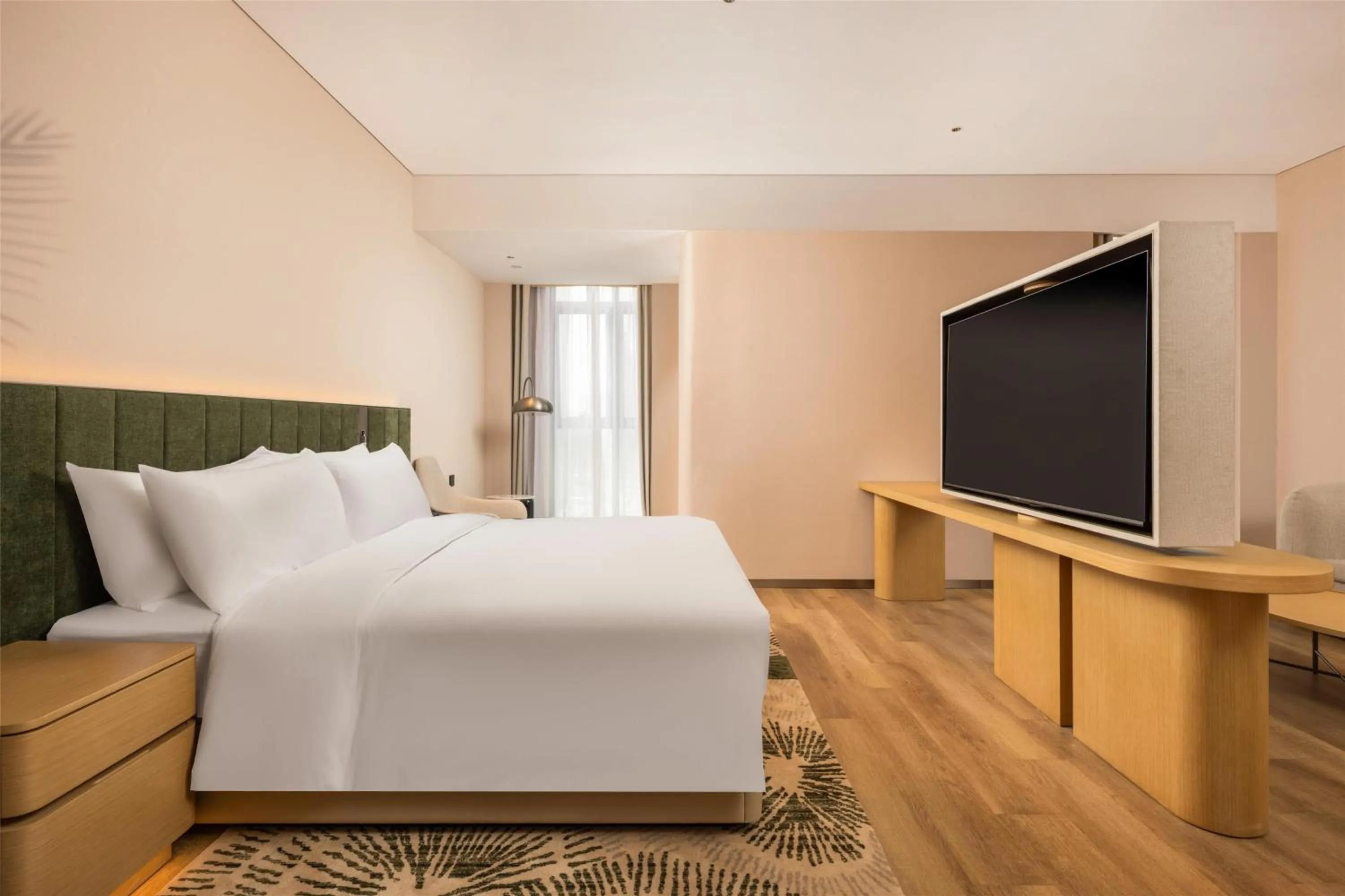 Bed in Hilton Garden Inn Olympic Sports Center Jinan