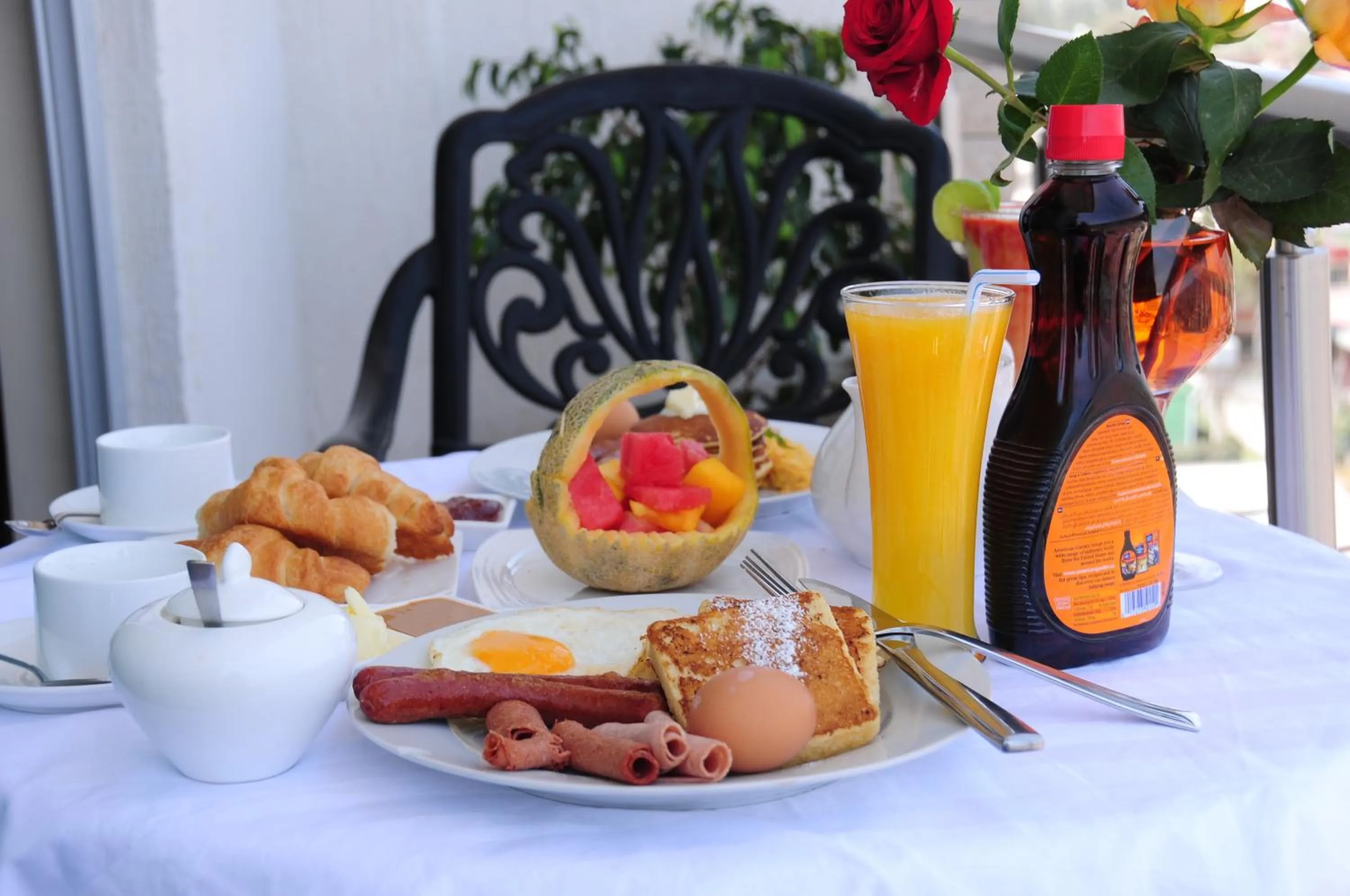 Balcony/Terrace in Addissinia Hotel