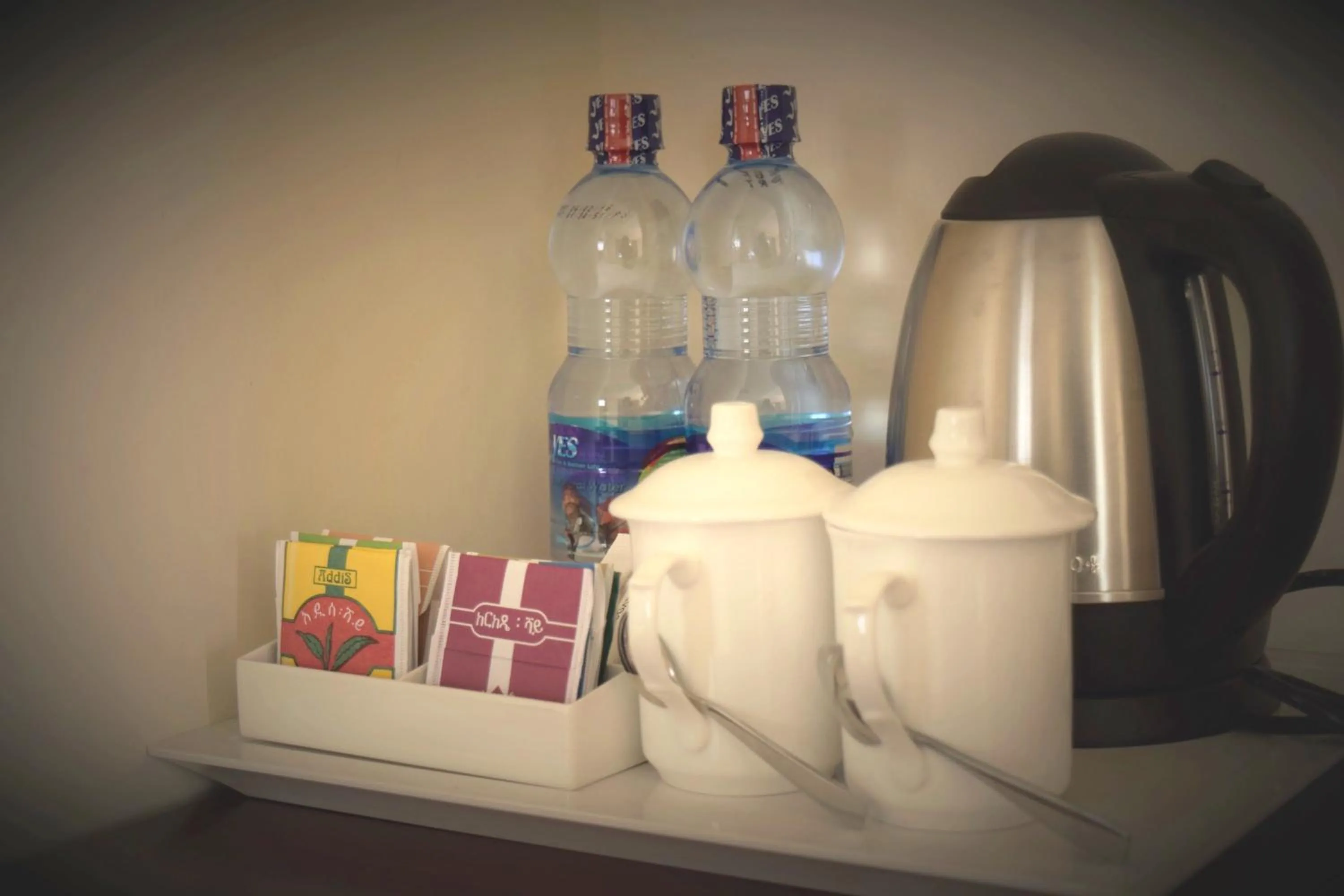 Coffee/tea facilities in Addissinia Hotel