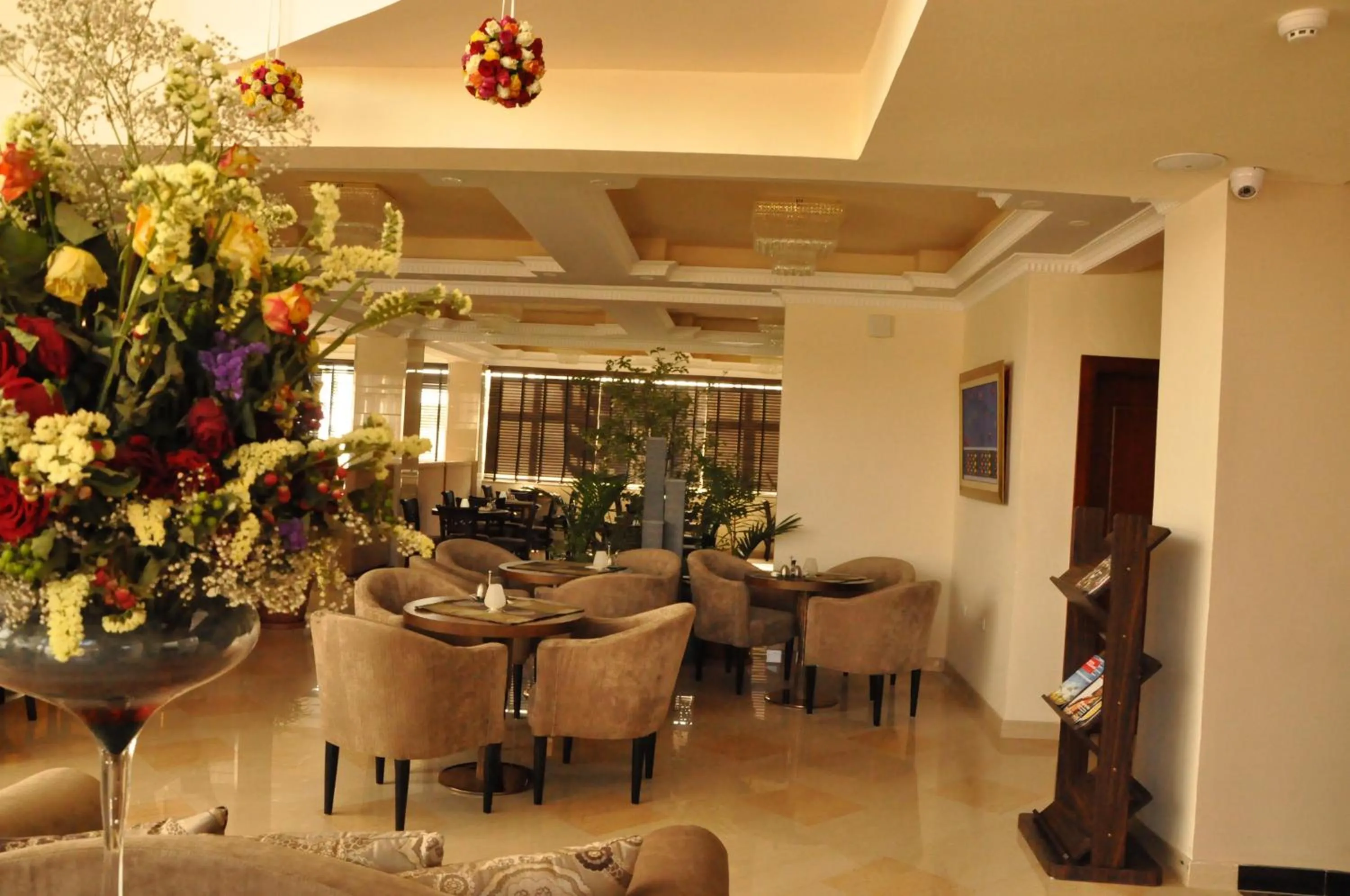 Dining area in Addissinia Hotel