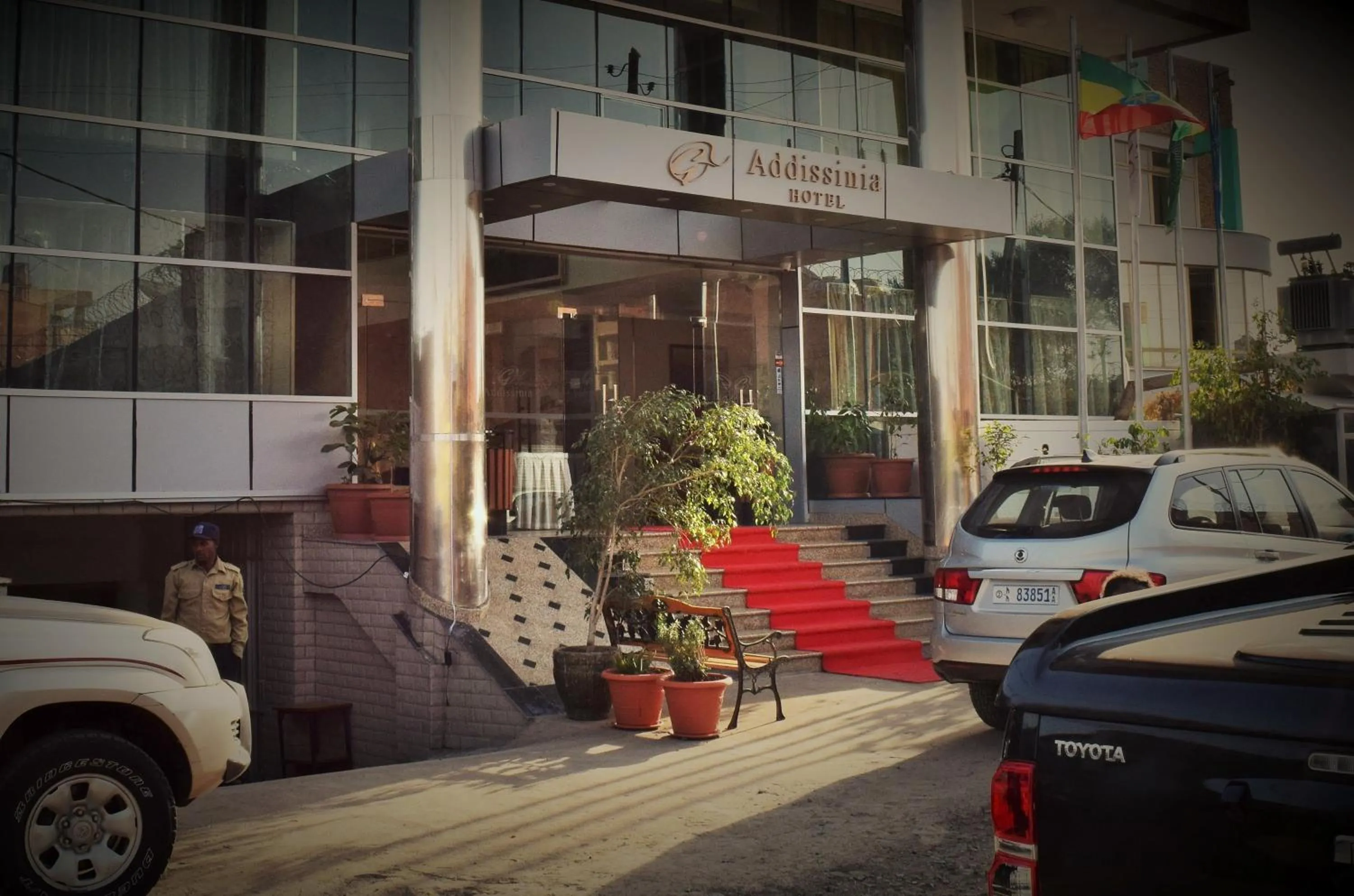 Facade/entrance in Addissinia Hotel