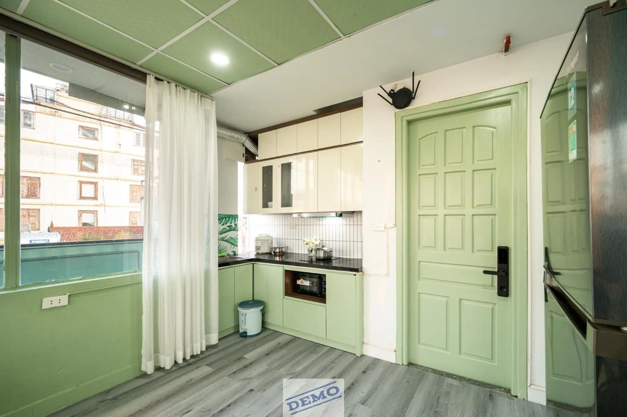 Kitchen or kitchenette in Luxe Paradise Residence 76 To Ngoc Van