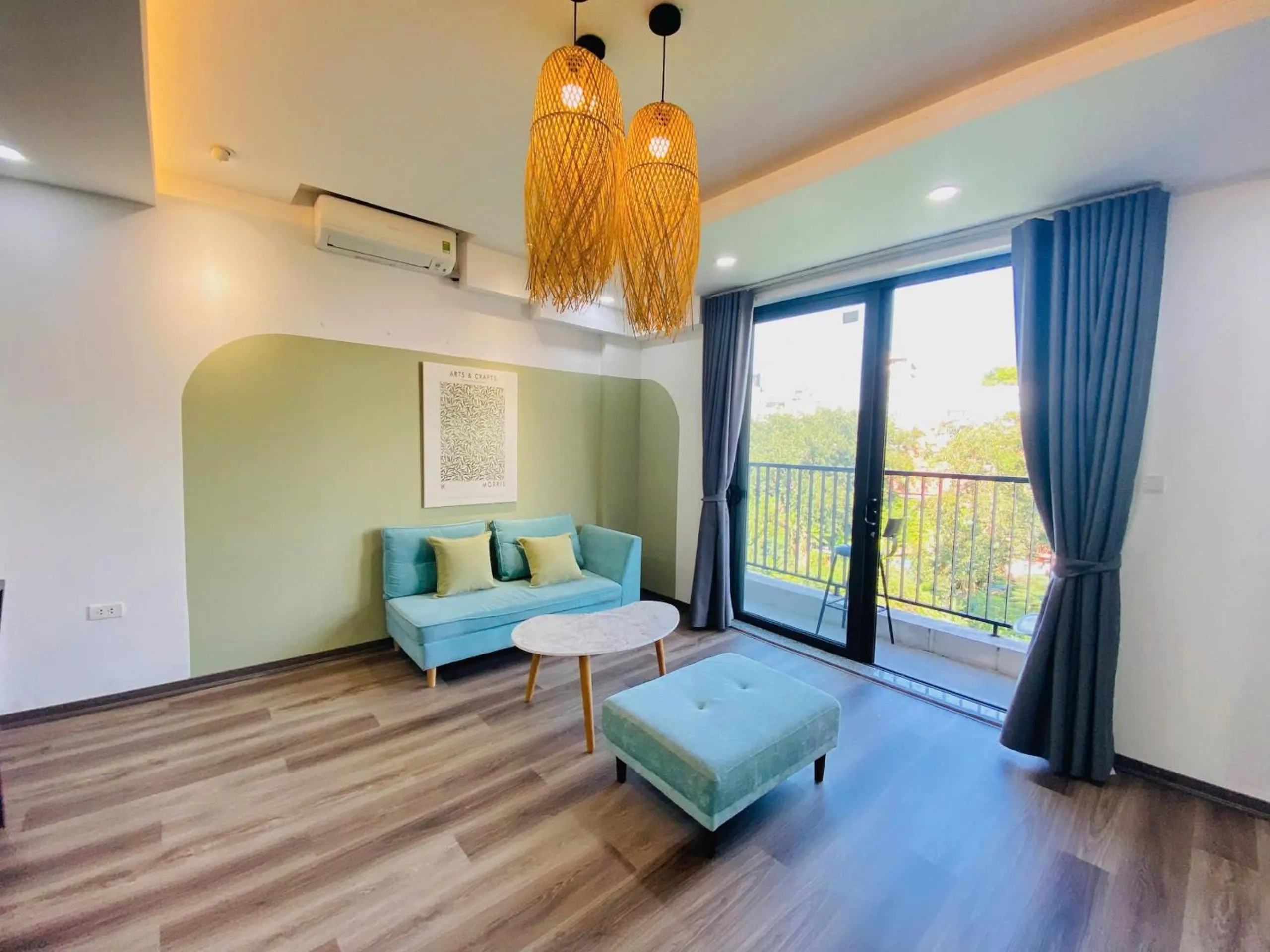 Seating area in Luxe Paradise Residence 76 To Ngoc Van