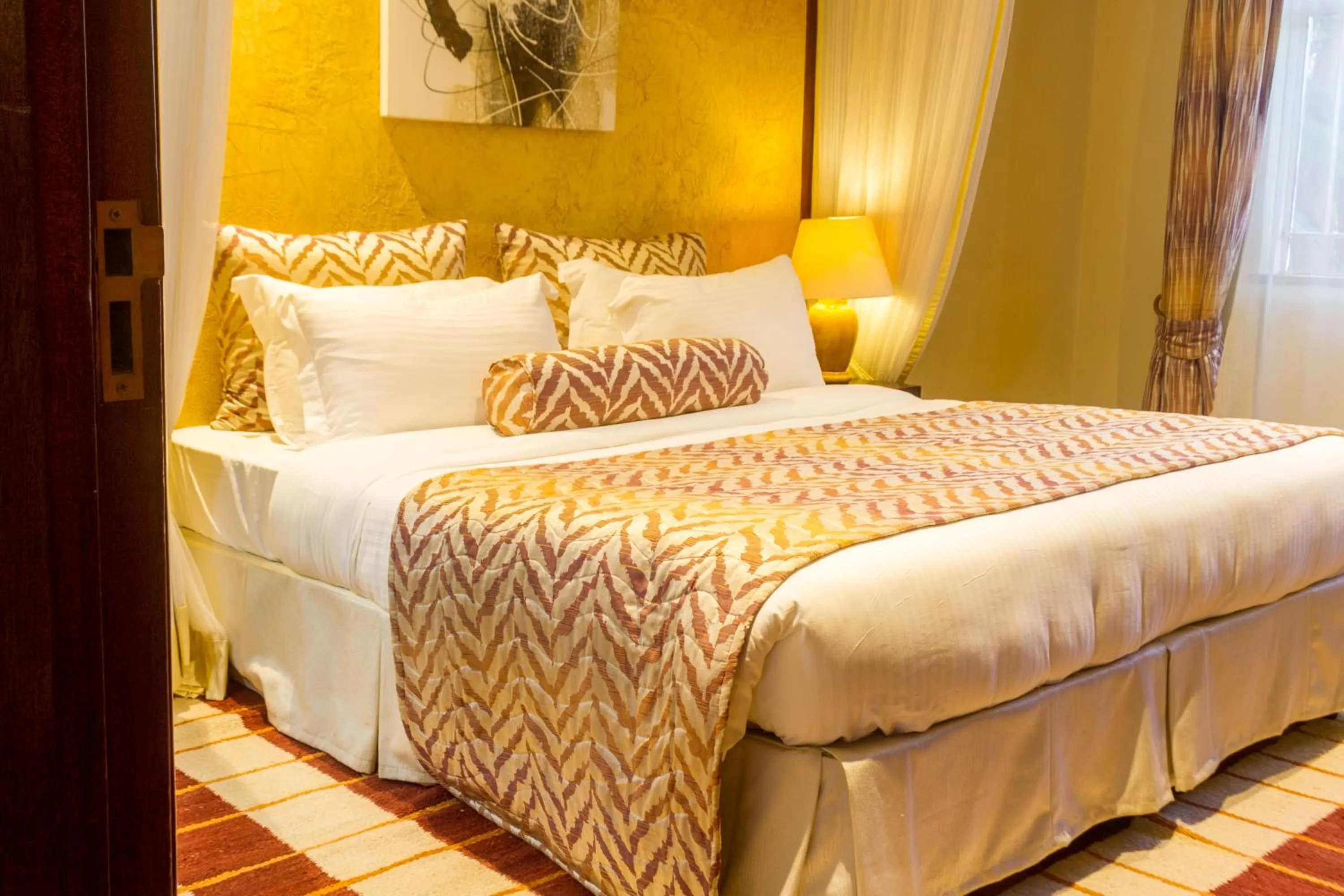 Bedroom in Mimosa Court Apartments