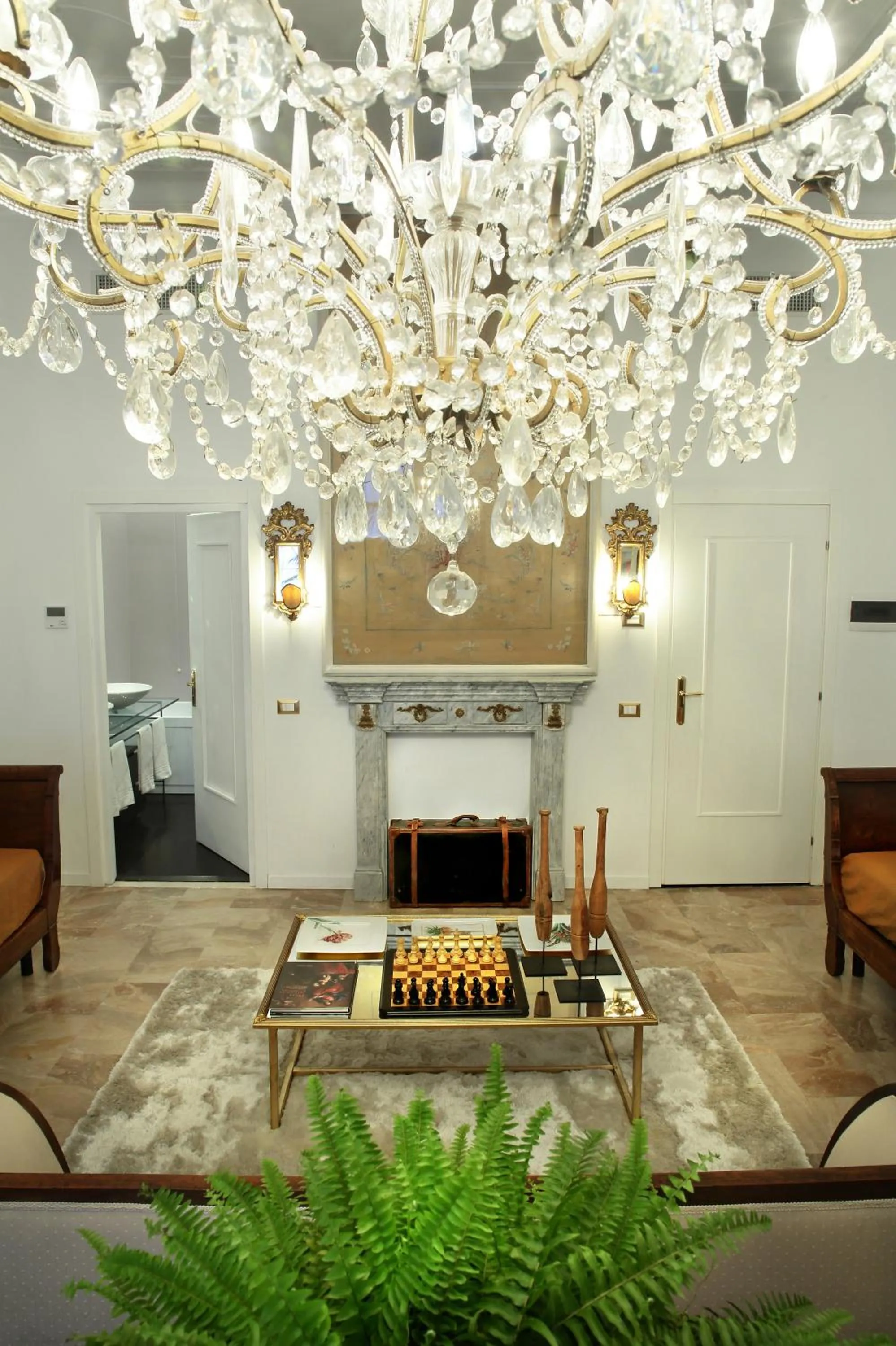 Seating area in Arnaboldi Palace