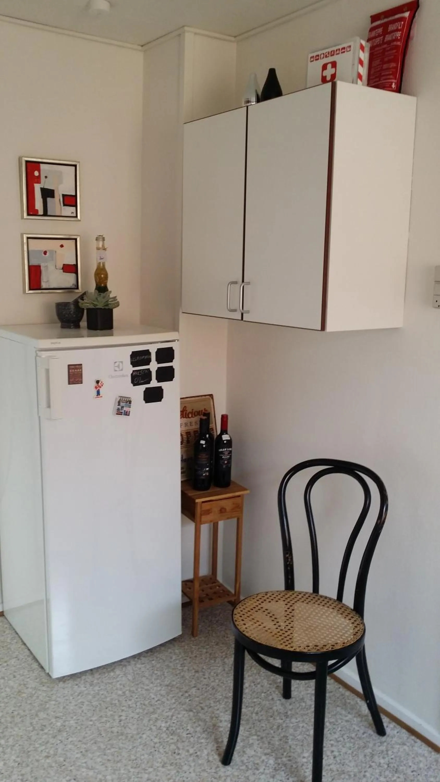 Kitchen or kitchenette in B&B Villa Filsø