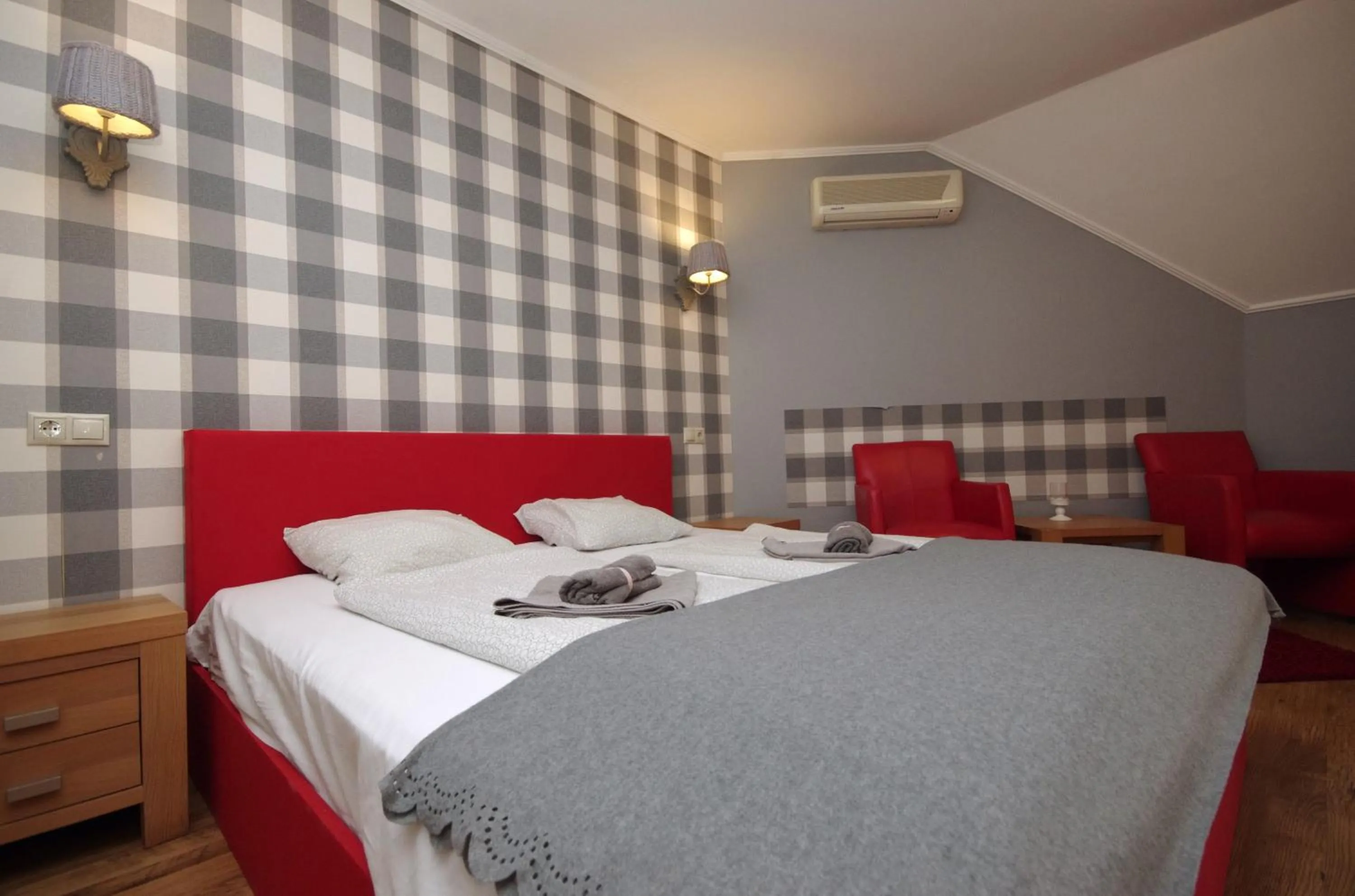 Bed in Guest House Romantika Panzio