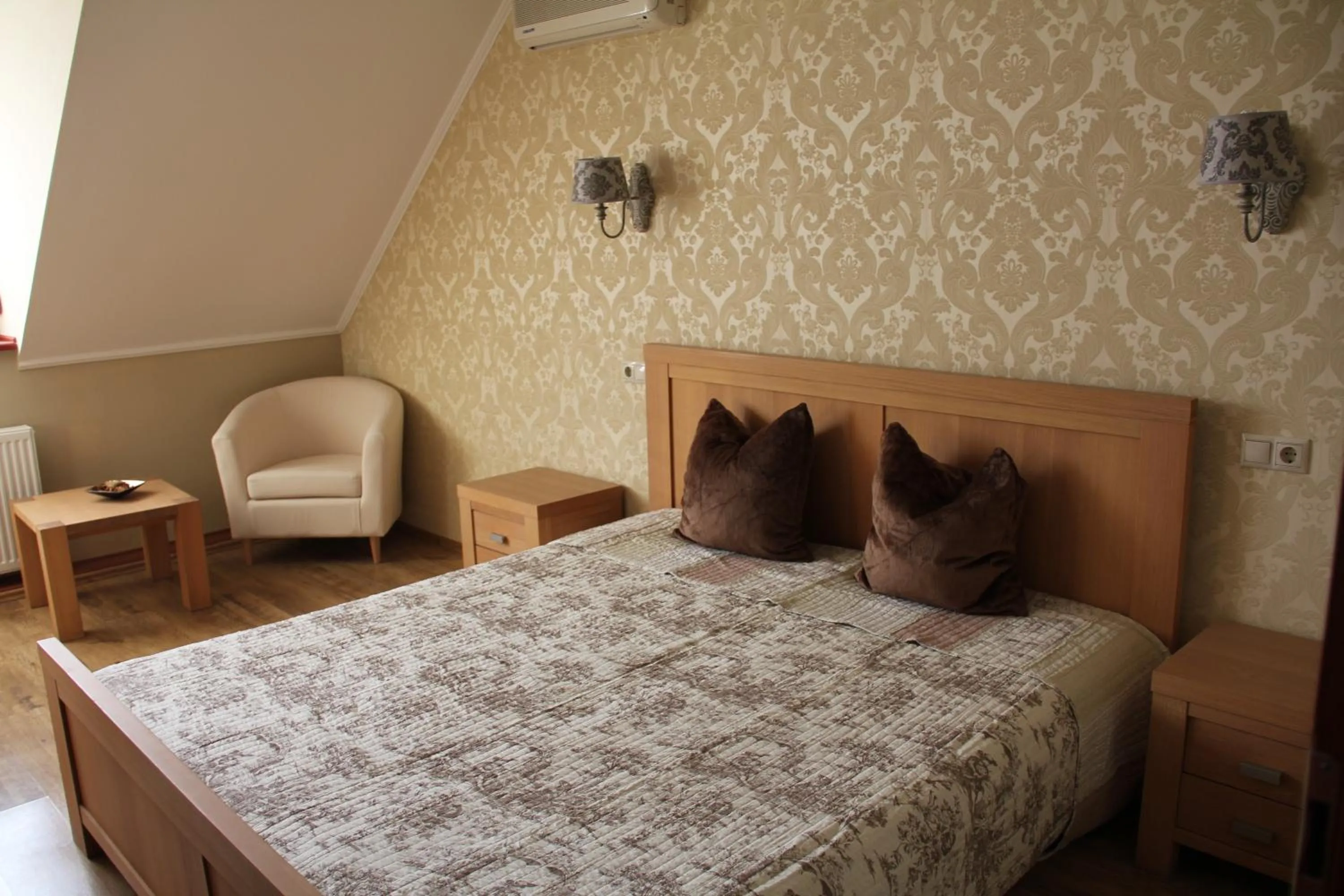 Bed in Guest House Romantika Panzio
