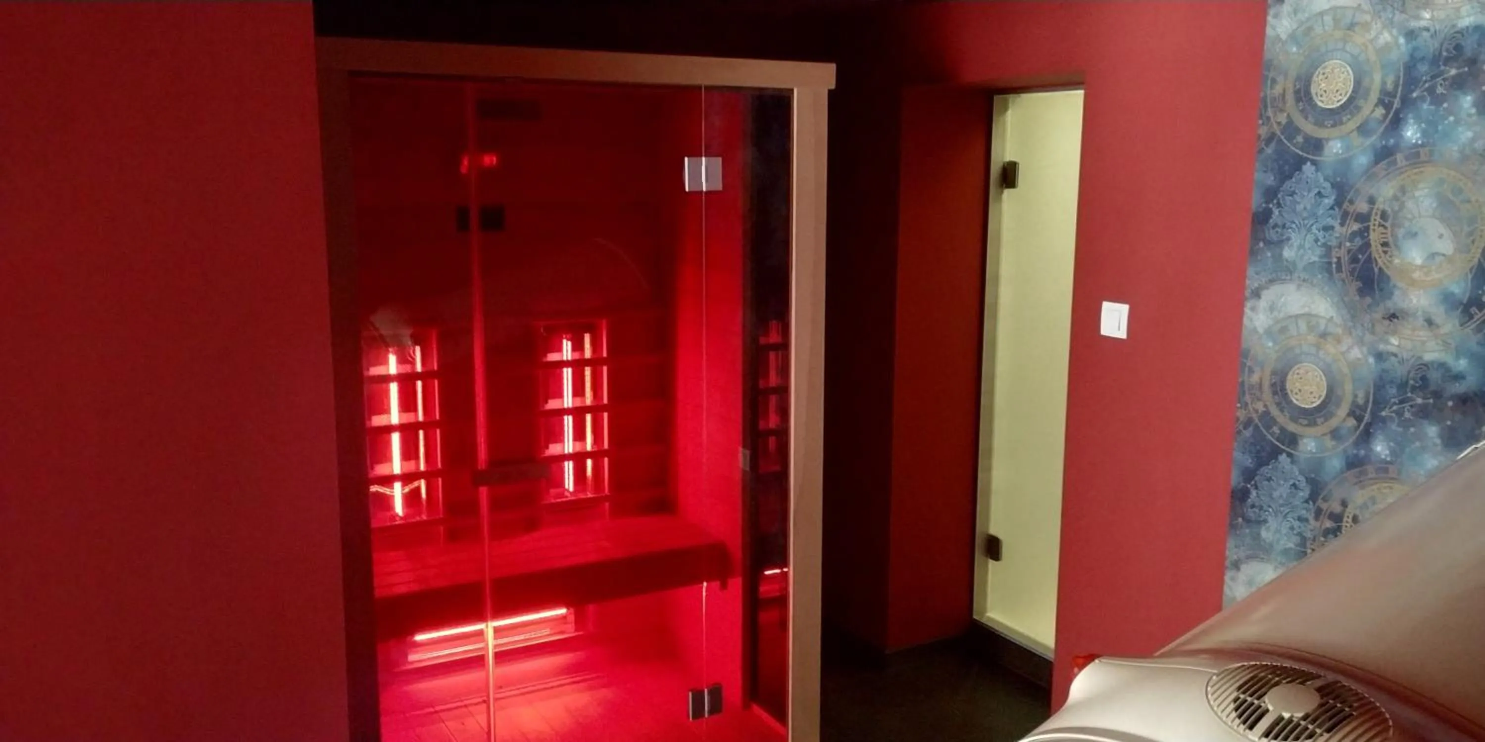 Sauna in Guest House Romantika Panzio