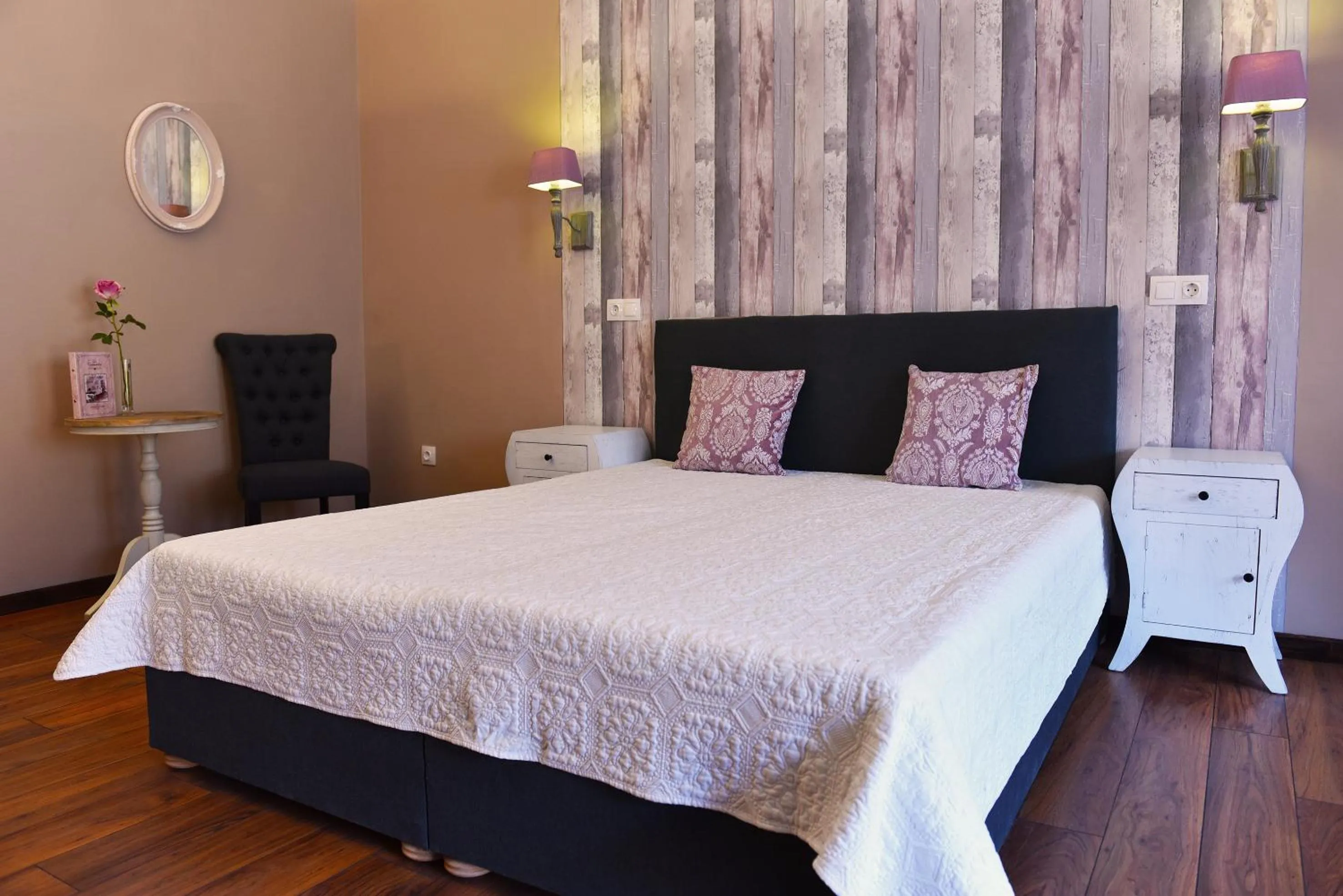 Bed in Guest House Romantika Panzio