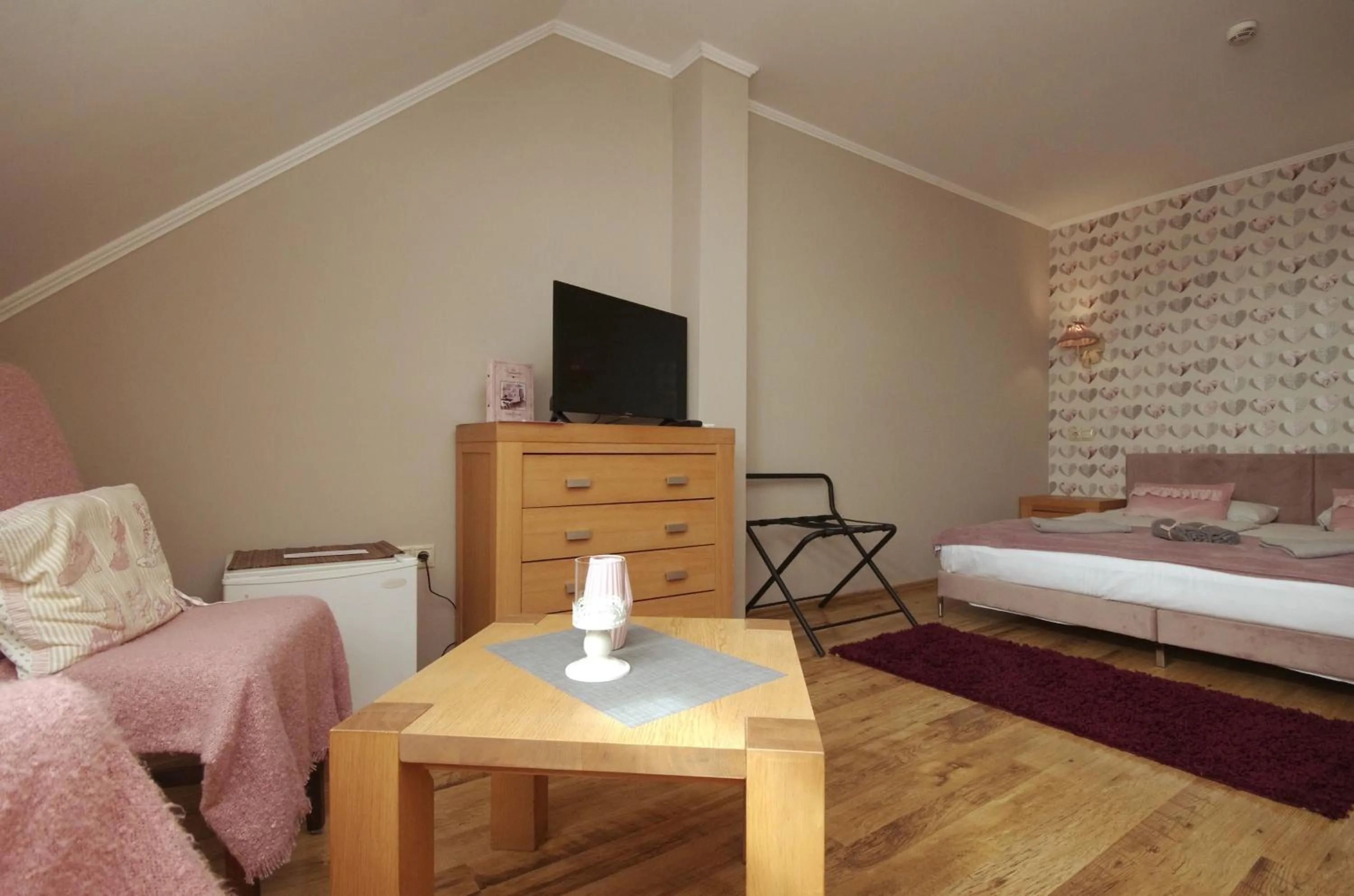 Bed in Guest House Romantika Panzio