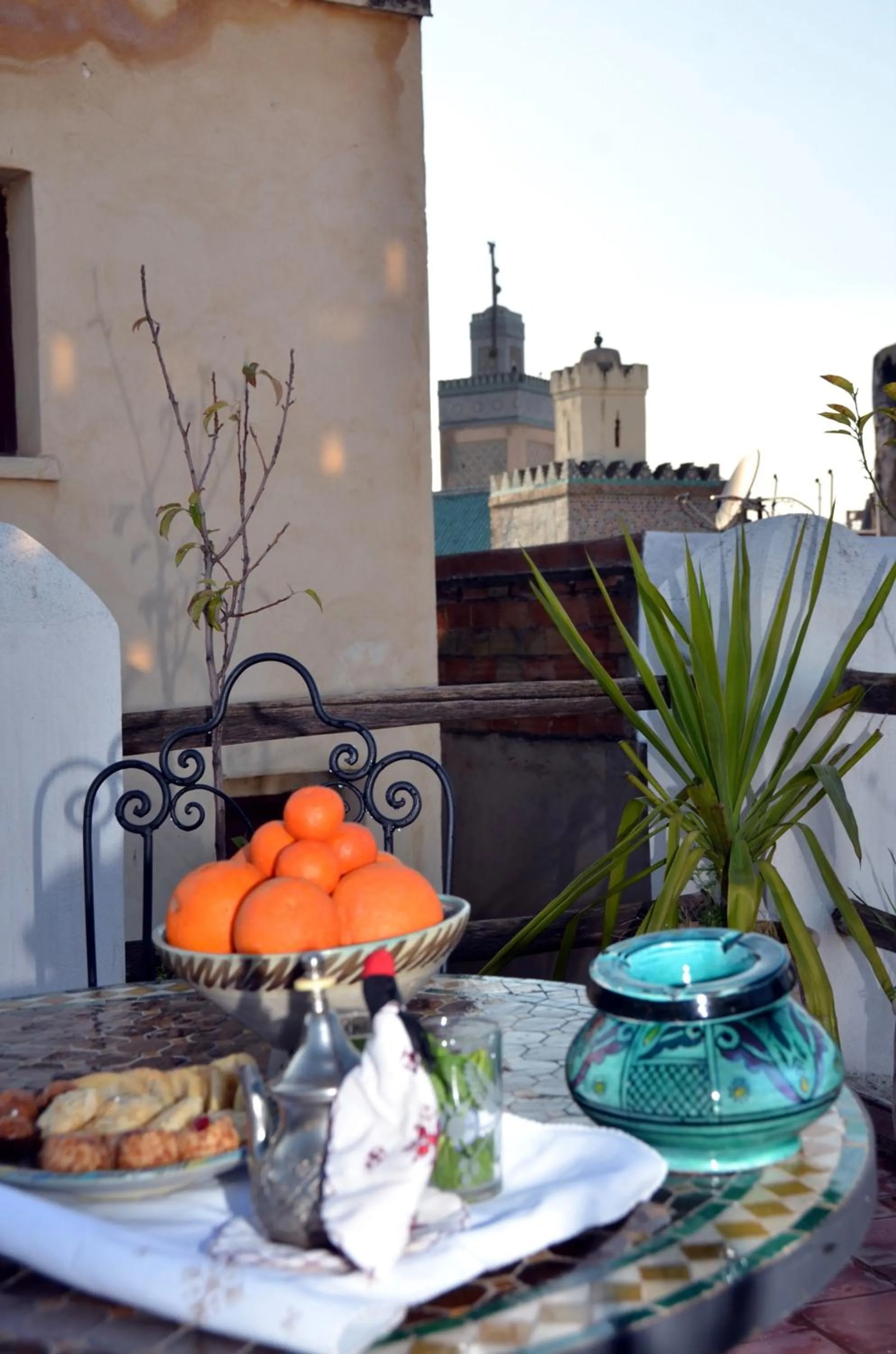 Decorative detail in Riad Dar Tahri & SPA