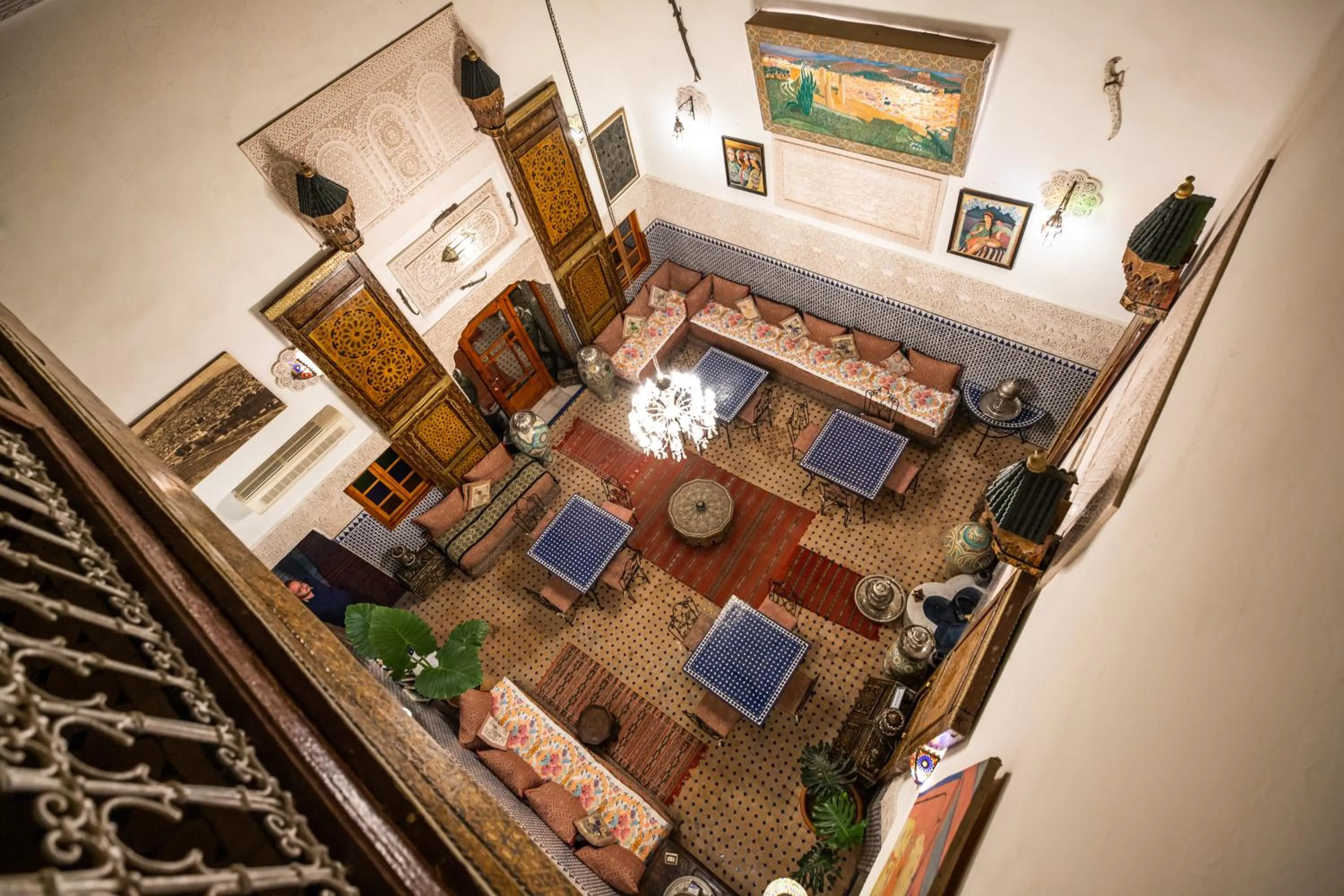 Patio in Riad Dar Tahri & SPA