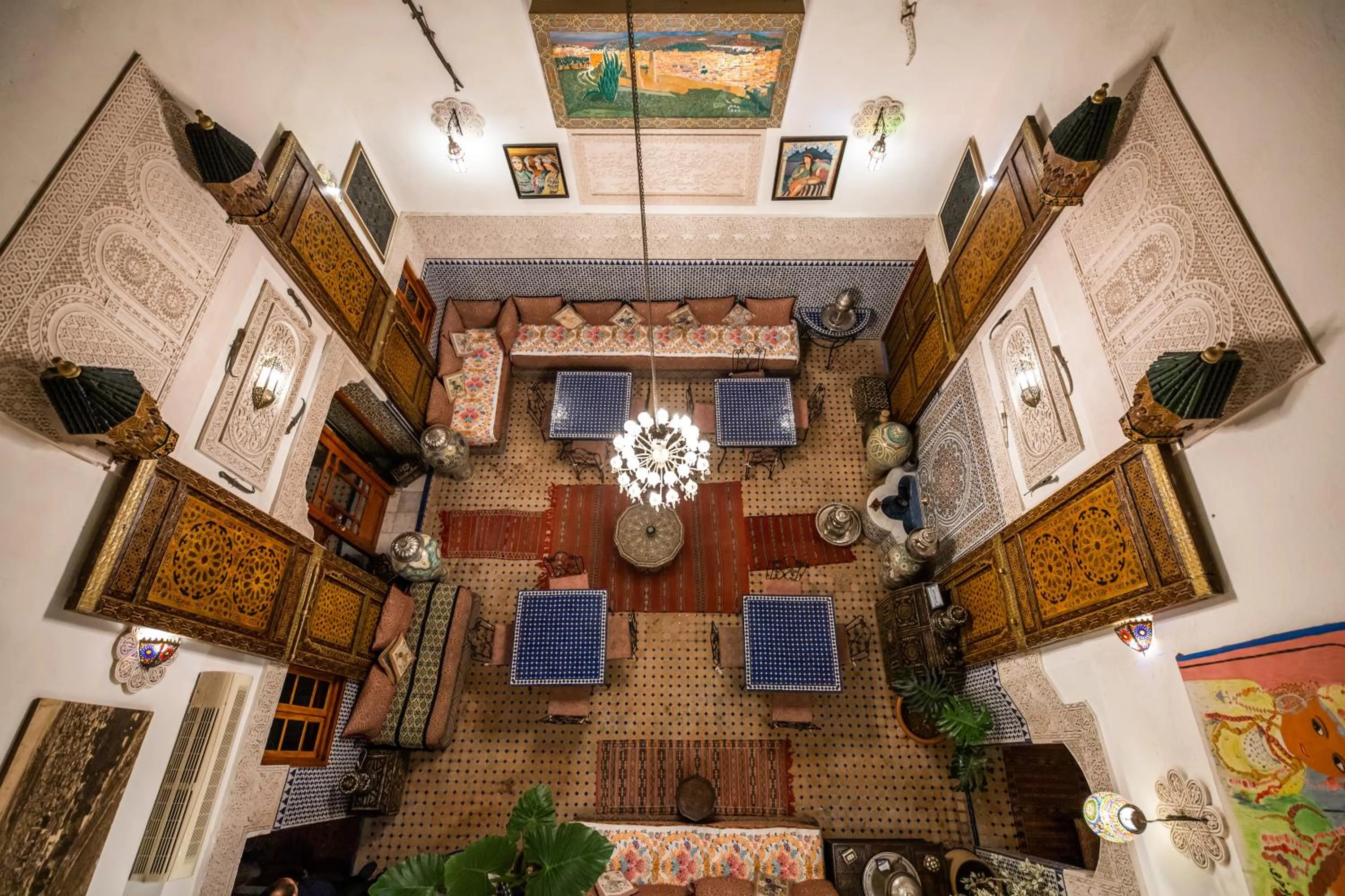 Lobby or reception in Riad Dar Tahri & SPA