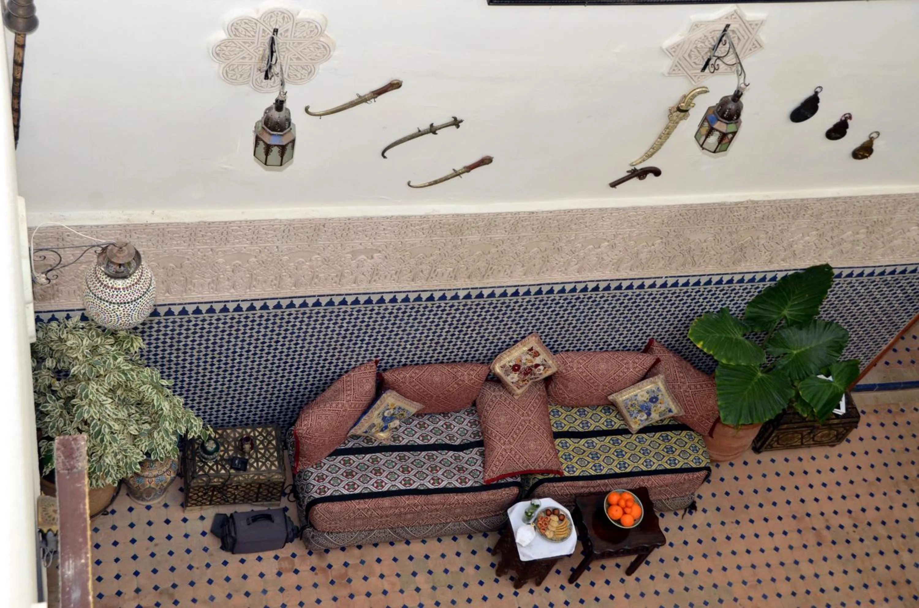 Decorative detail in Riad Dar Tahri & SPA