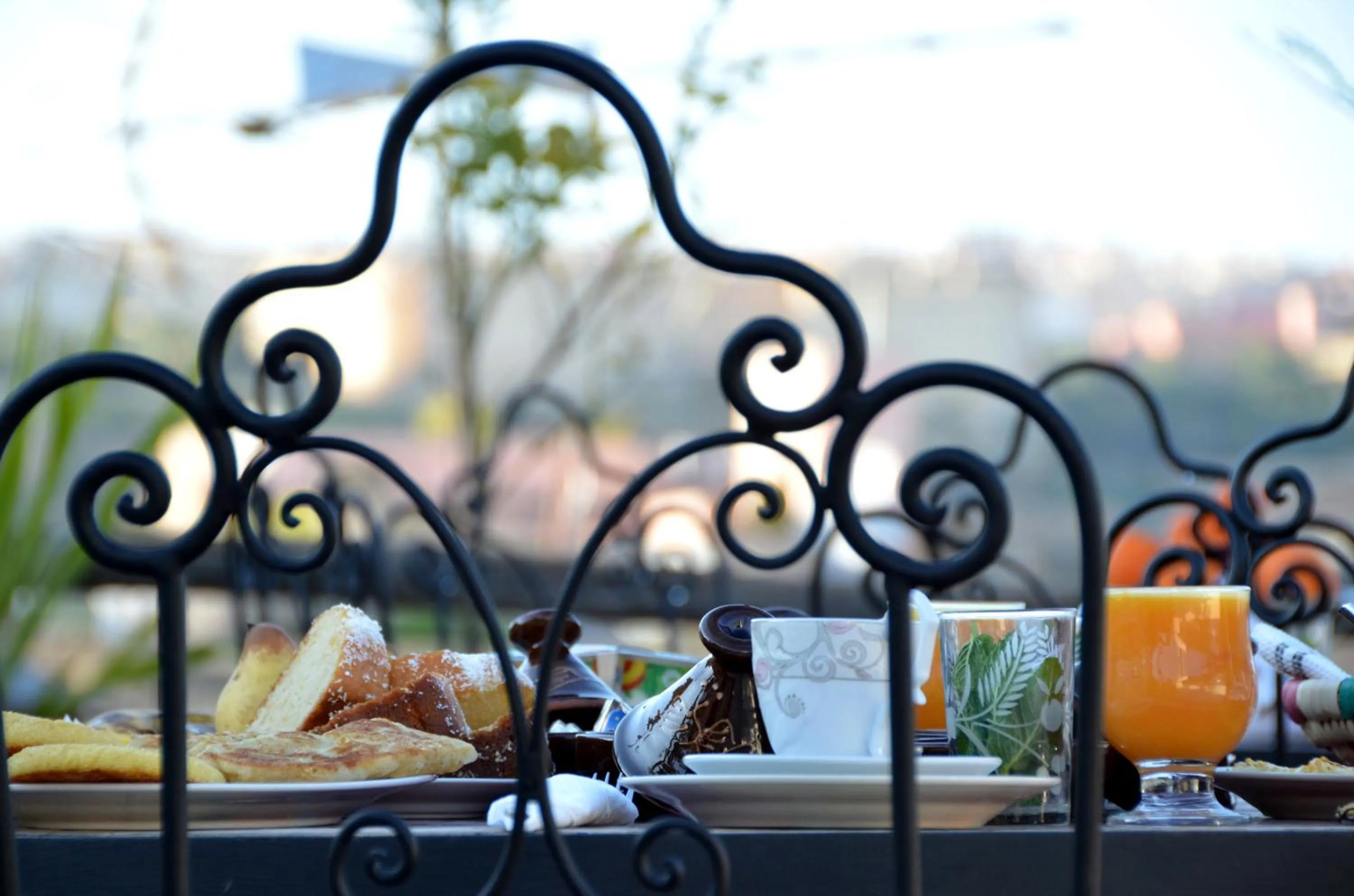 Decorative detail in Riad Dar Tahri & SPA