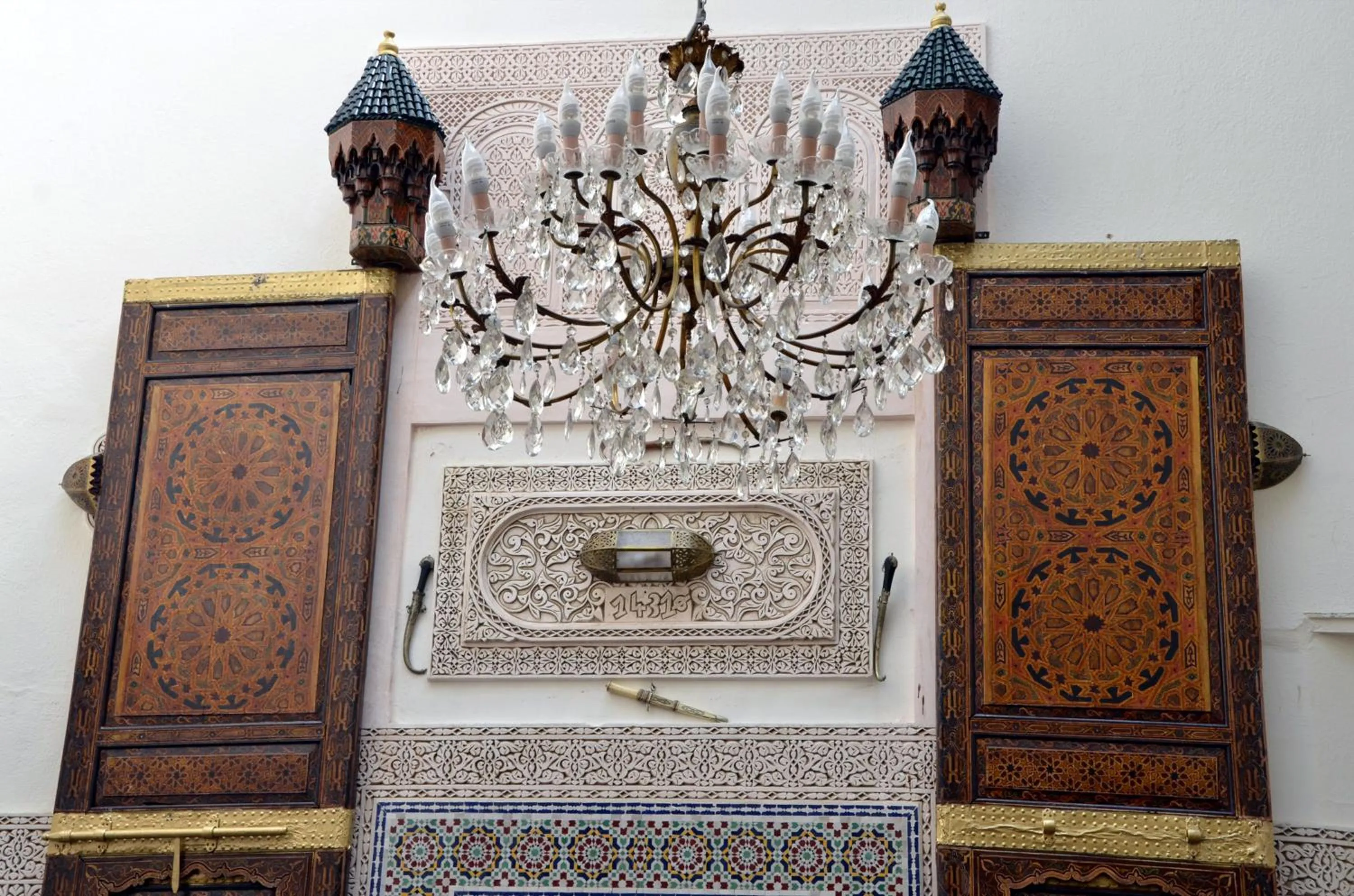 Decorative detail in Riad Dar Tahri & SPA