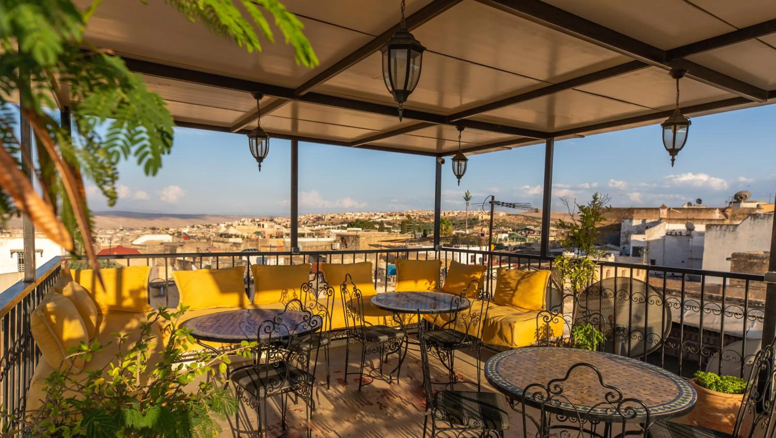 Balcony/Terrace in Riad Dar Tahri & SPA