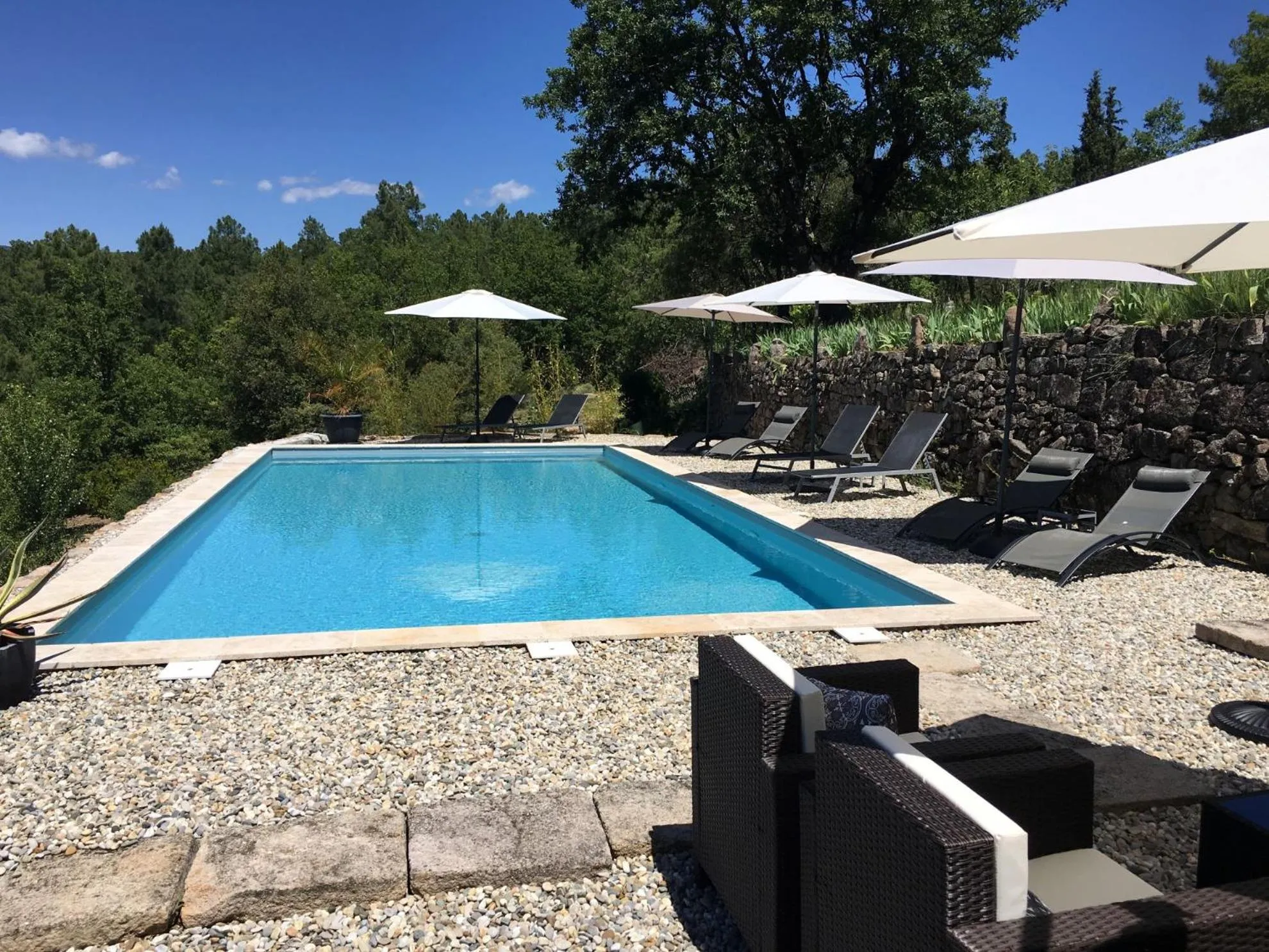 Natural landscape in Mas de la Giralde - Gites