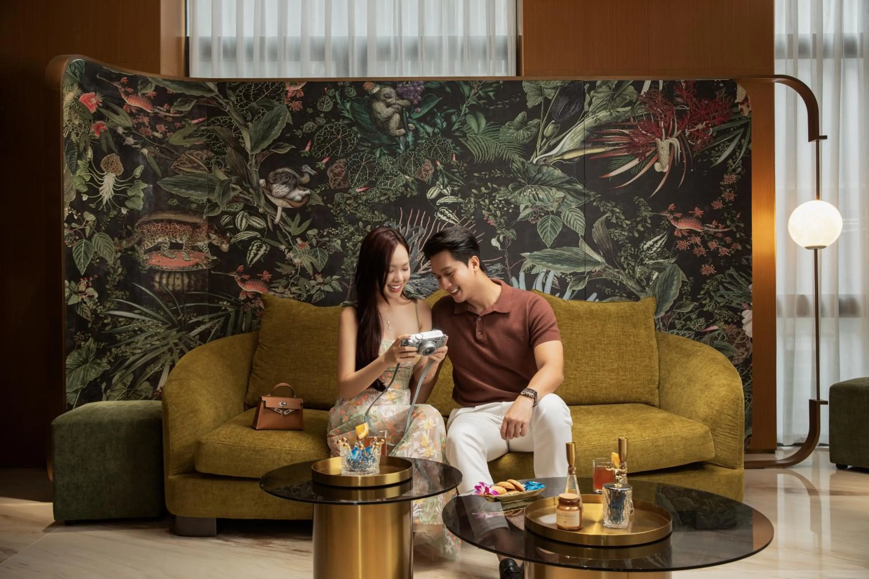 Lobby or reception in PHUC LONG LUXURY Danang