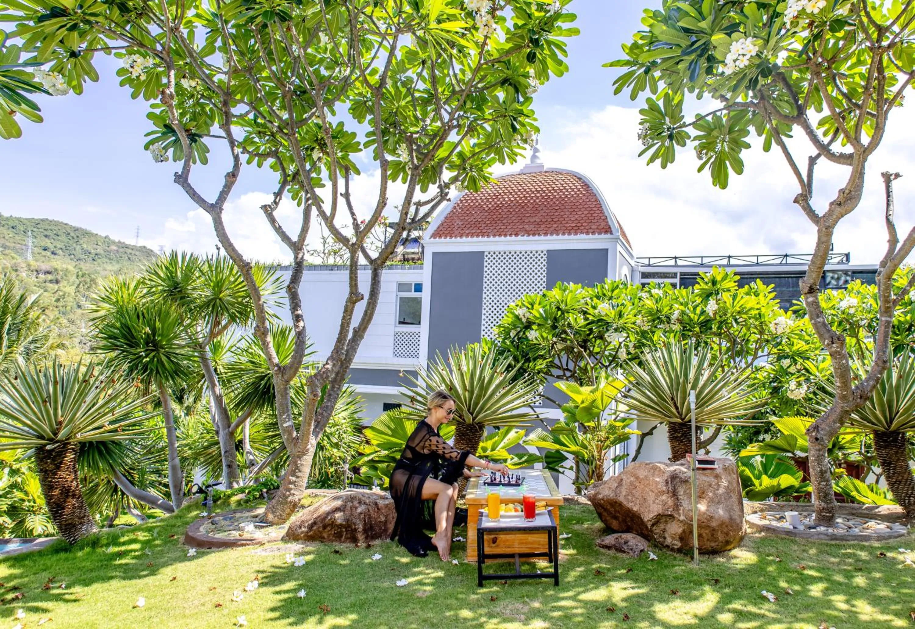 Garden in Green Oasis Nha Trang Resort