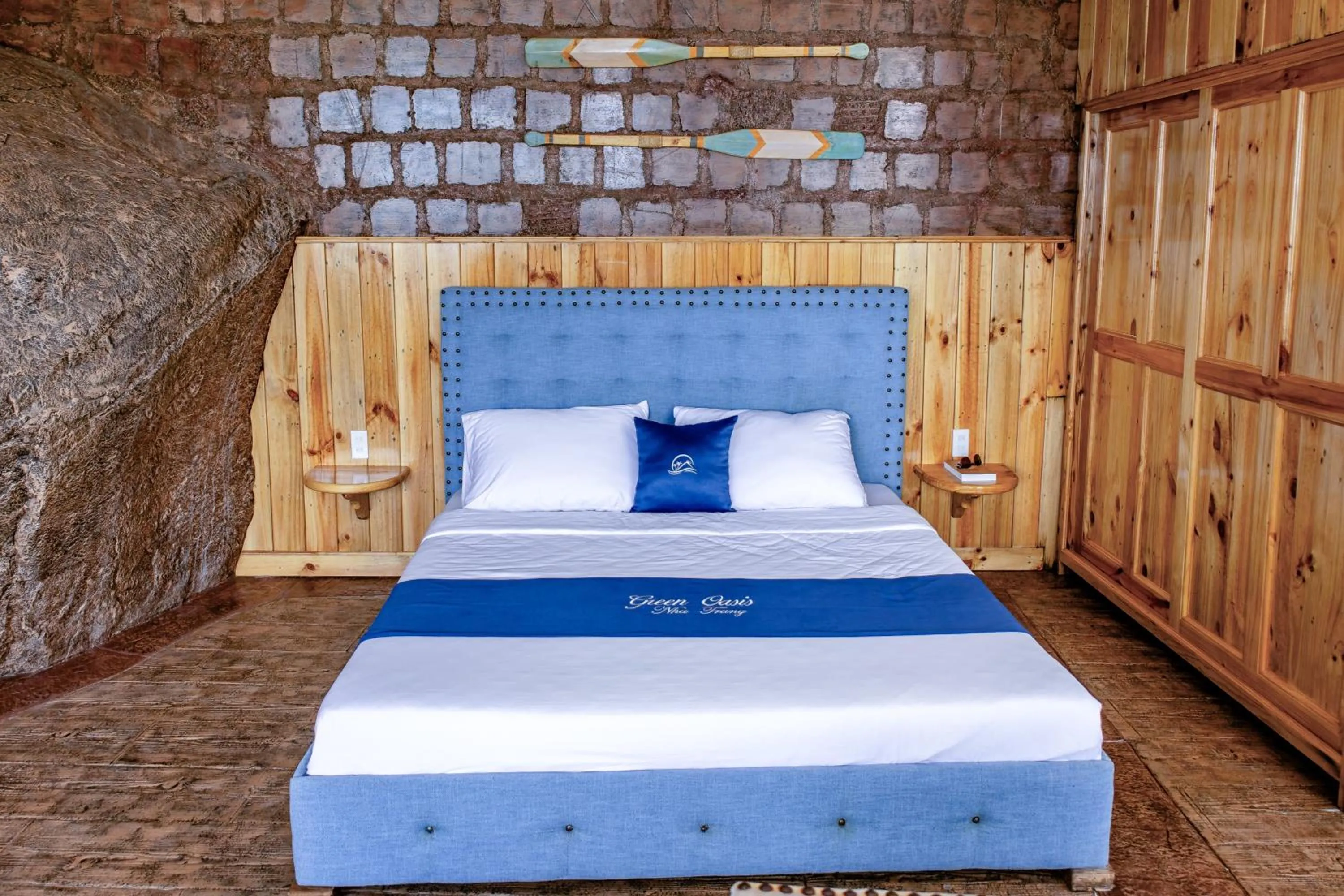 Bed in Green Oasis Nha Trang Resort